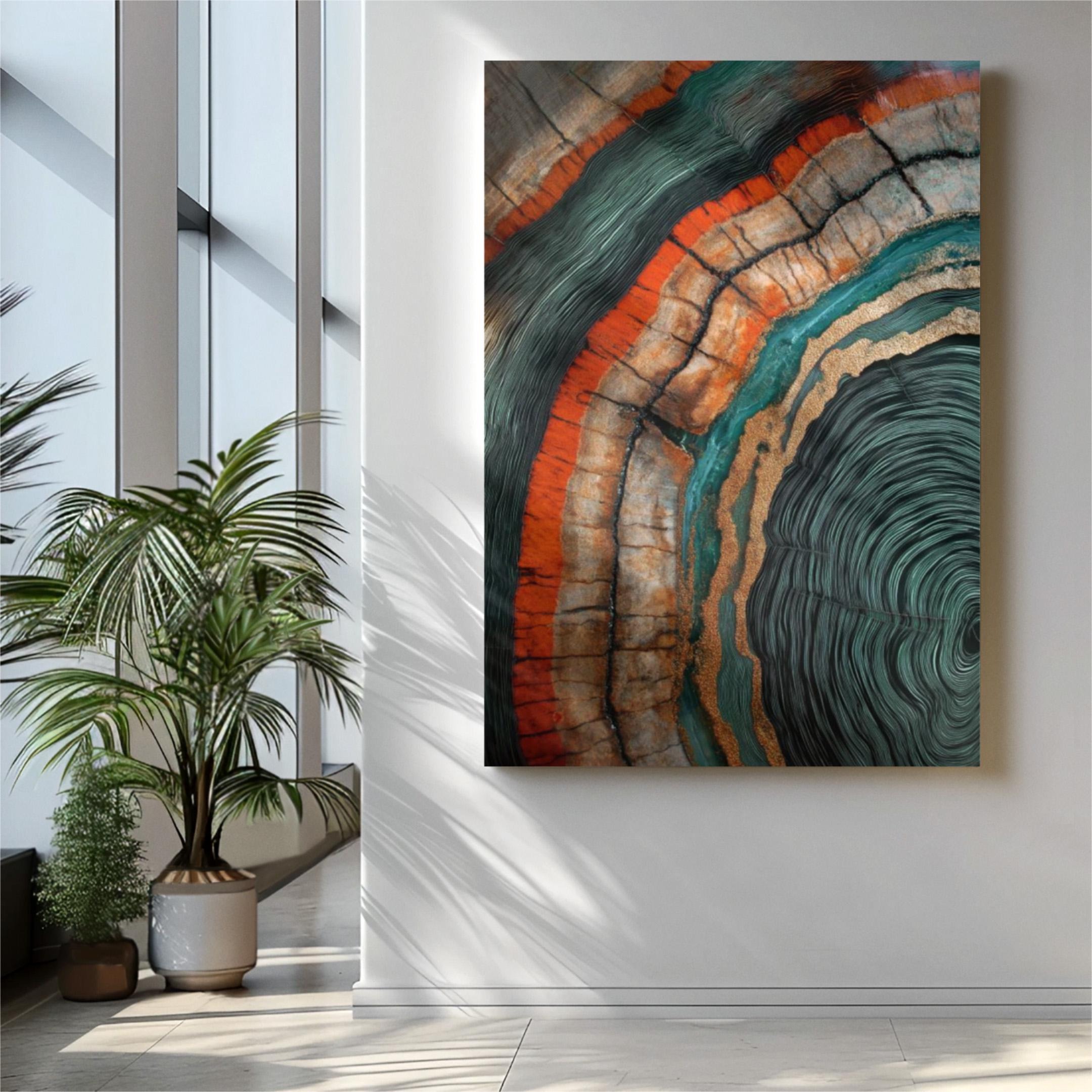 Verdant Flame Concentric Poetry