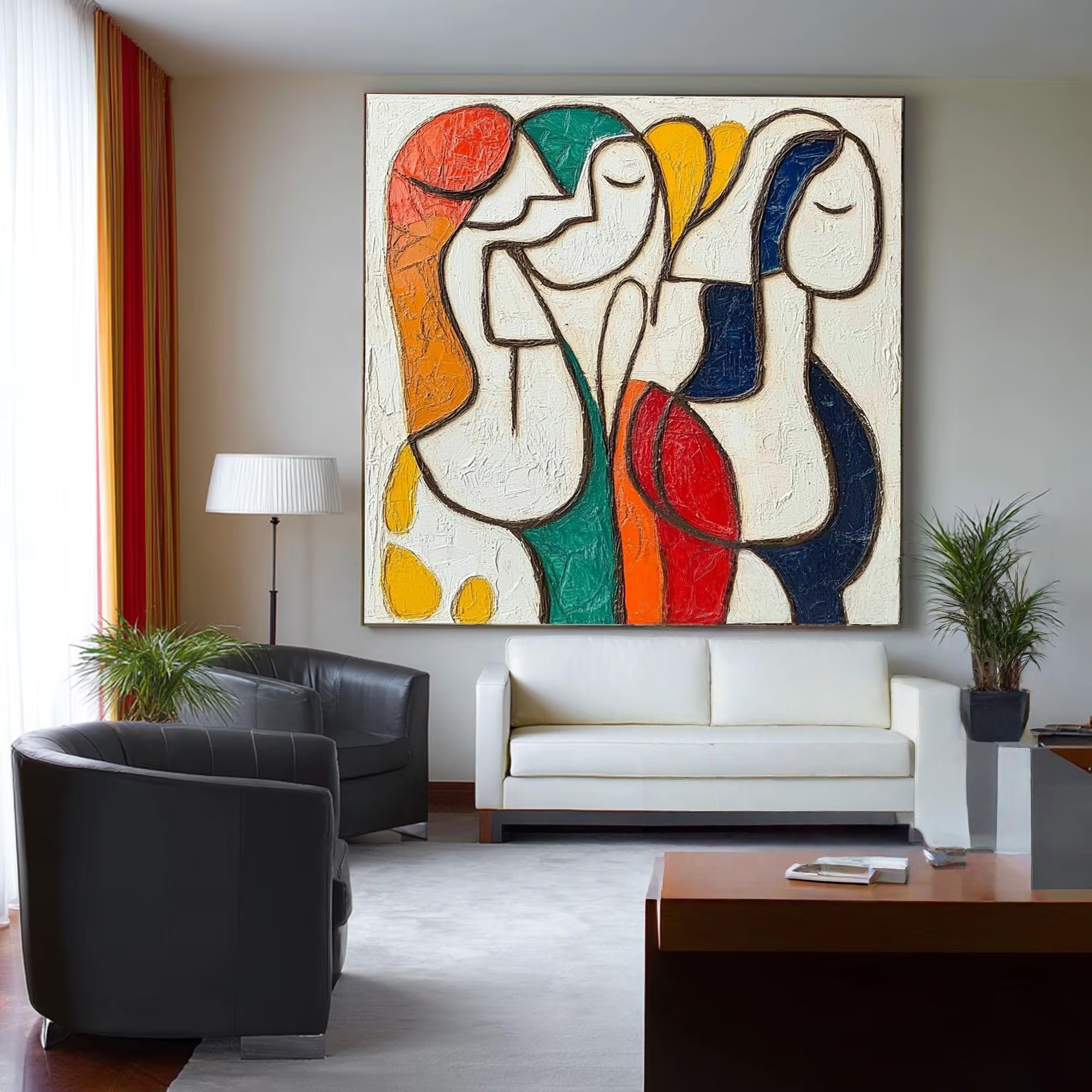 Colorful Abstract Human Forms