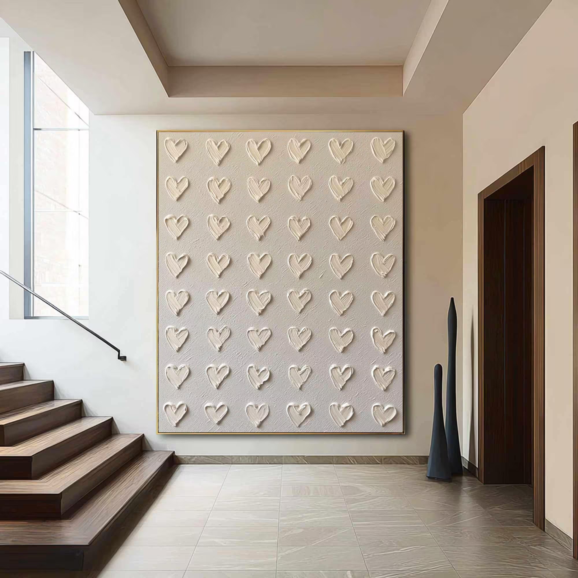 Elegant Heartfall Wall