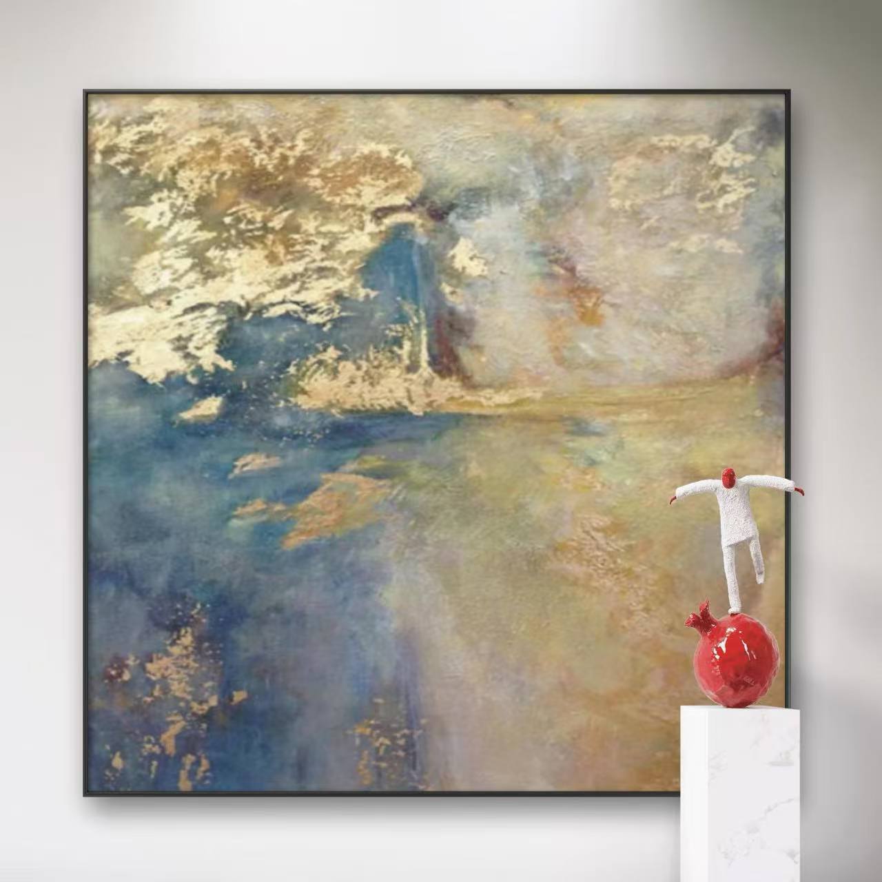 Gold and light blue 2 