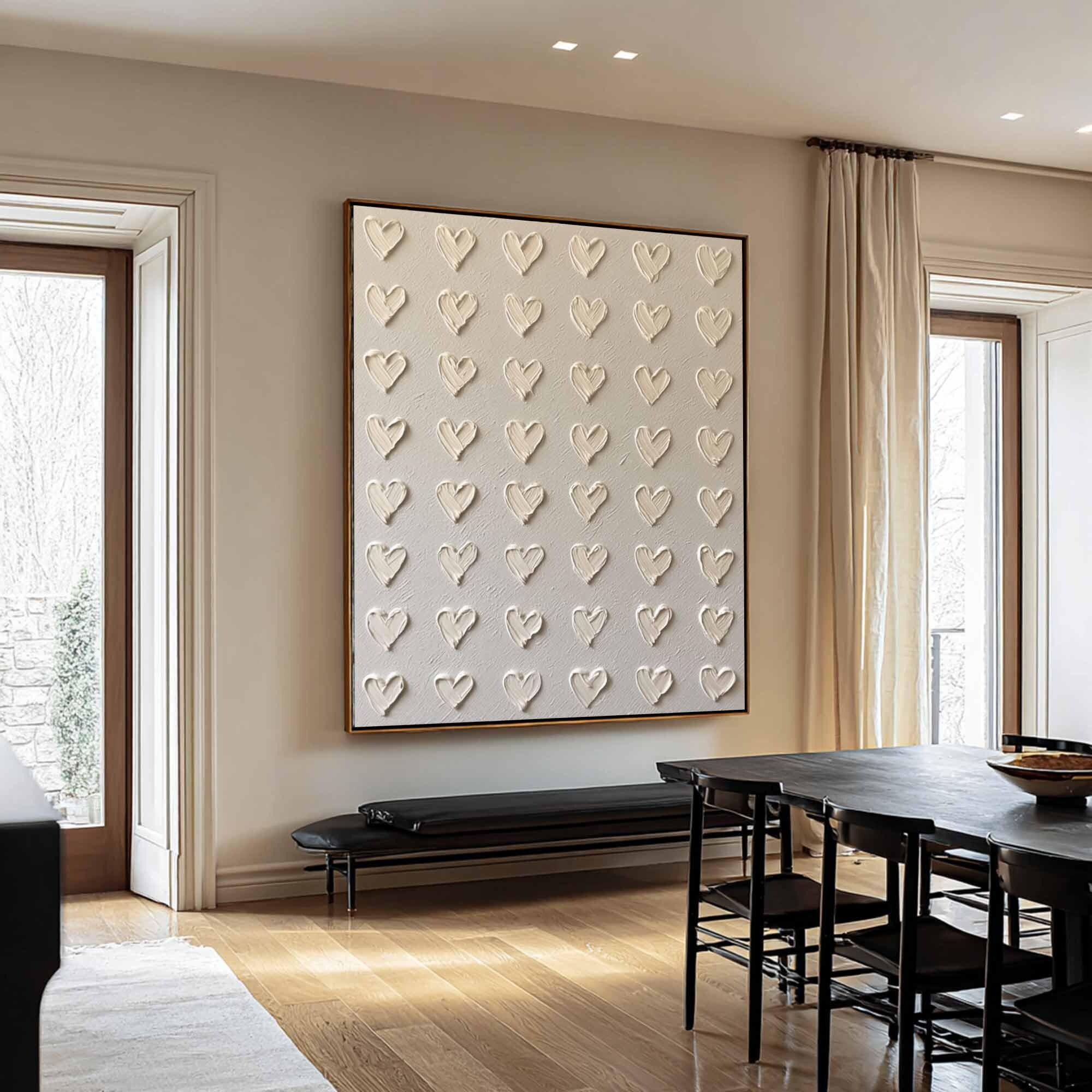 Elegant Heartfall Wall