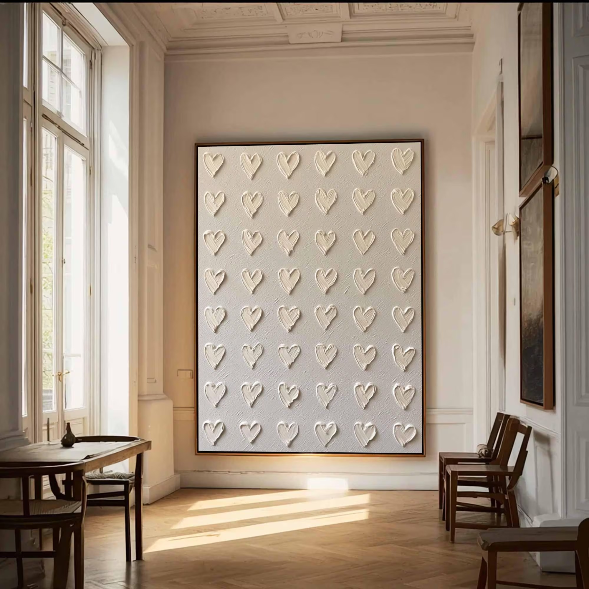 Elegant Heartfall Wall