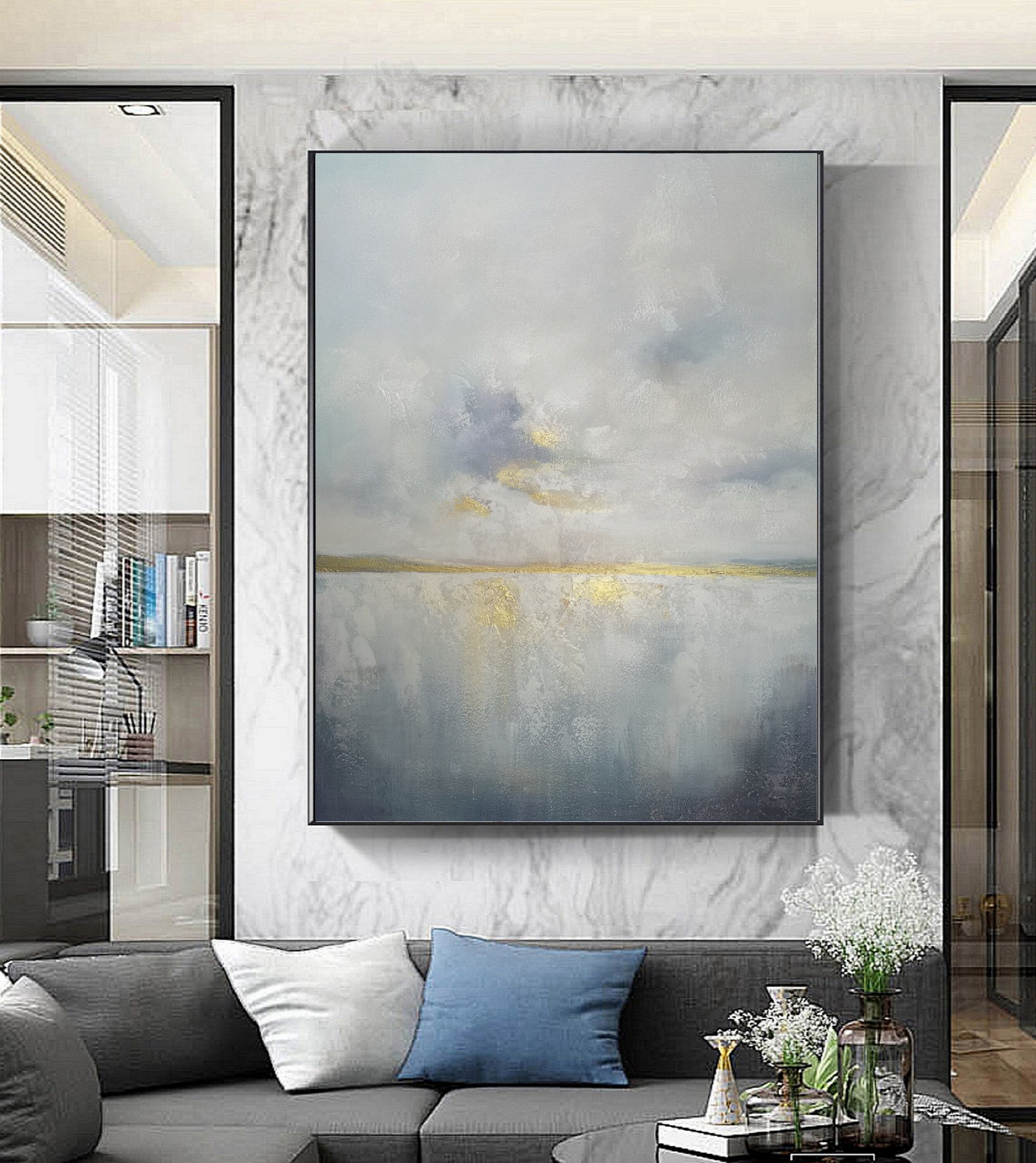 Luminous Cloudy Seascape