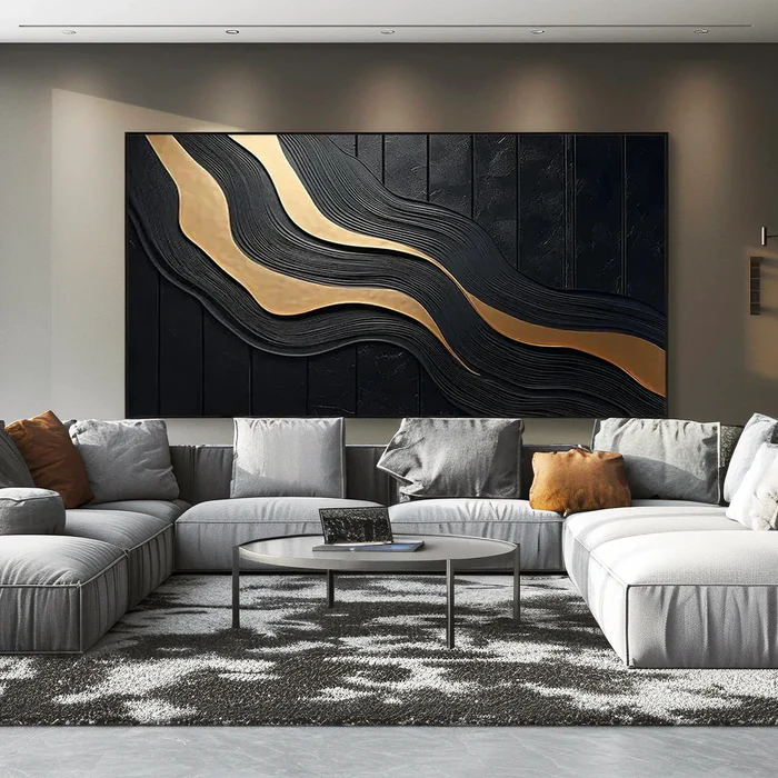Golden Wave Elegance