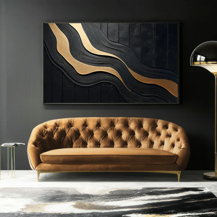 Golden Wave Elegance