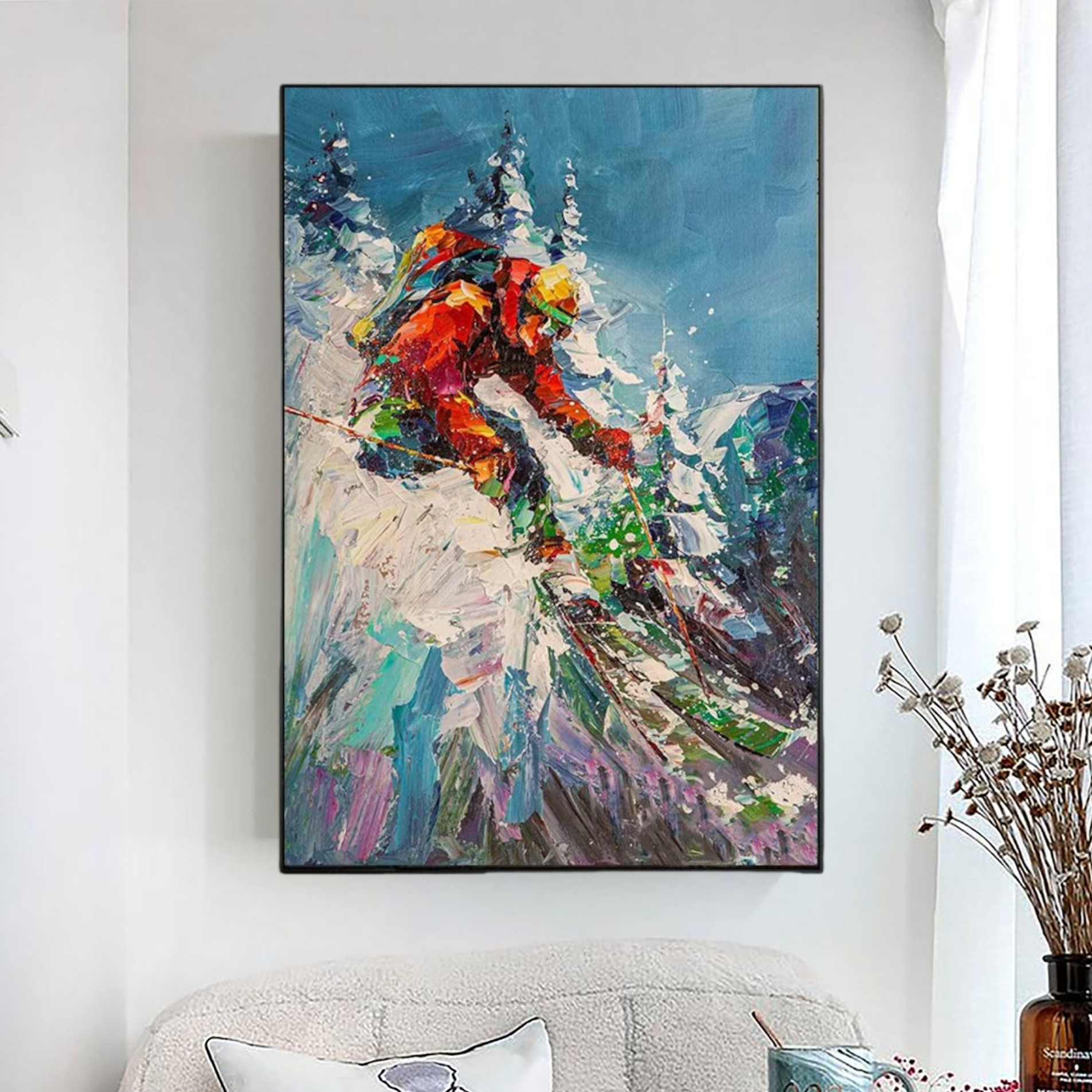 Colorful Alpine Motion Painting