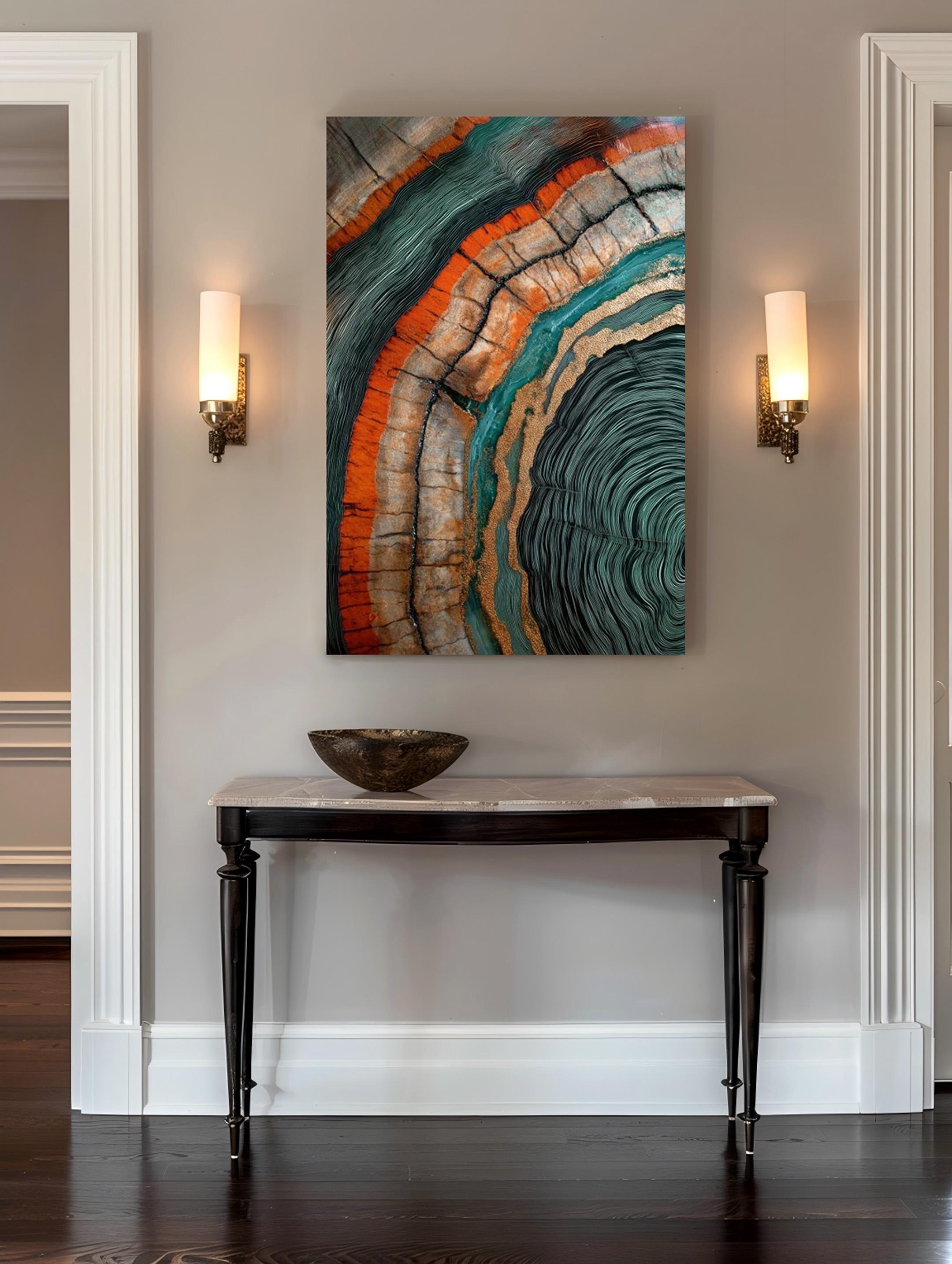 Verdant Flame Concentric Poetry