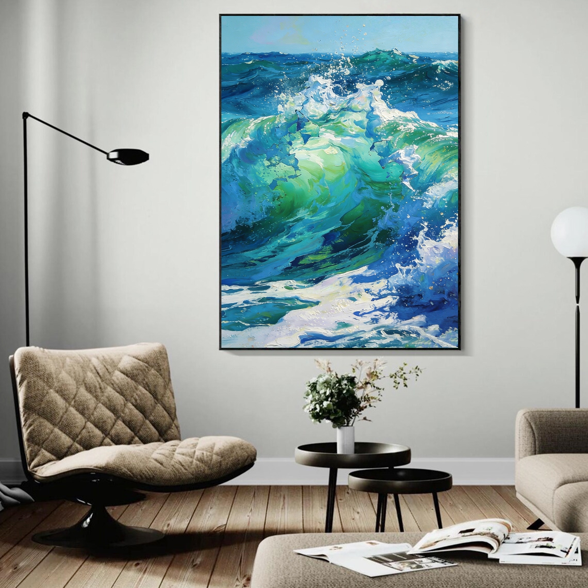 Ocean's Vibrant Surge