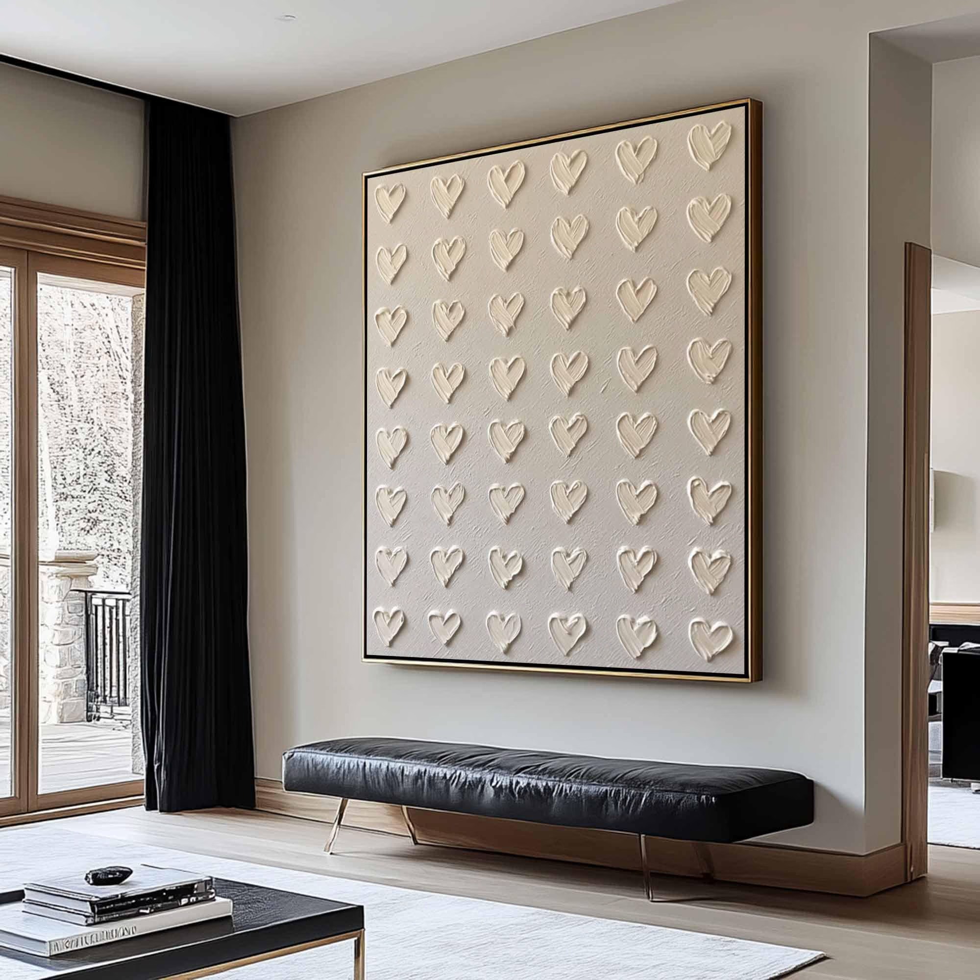 Elegant Heartfall Wall