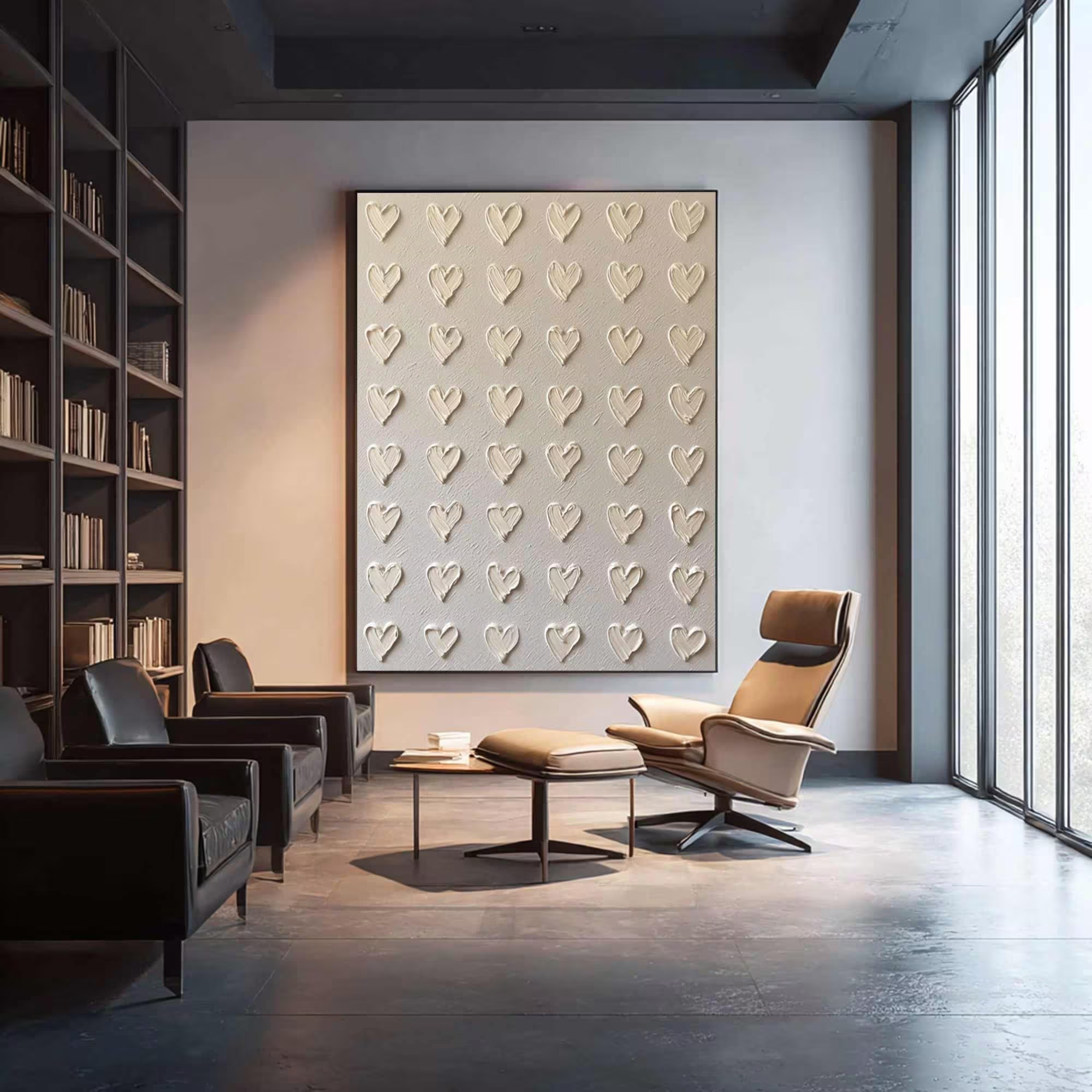 Elegant Heartfall Wall