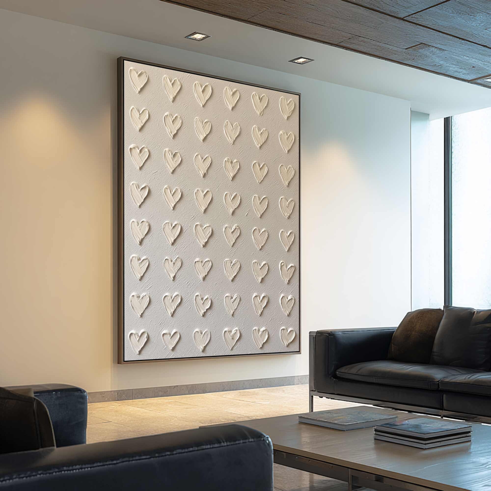 Elegant Heartfall Wall