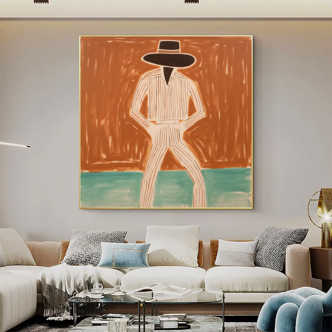 Stylish Hat - Man Artwork