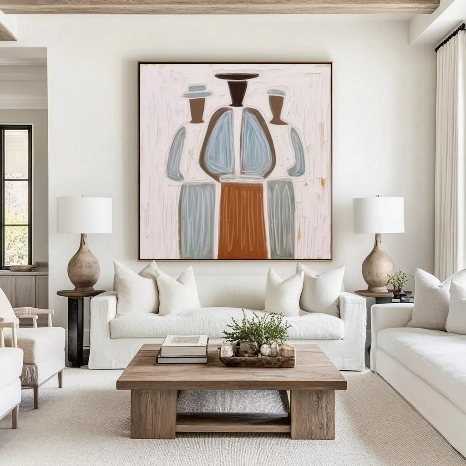 Minimalist Three - Form Painting