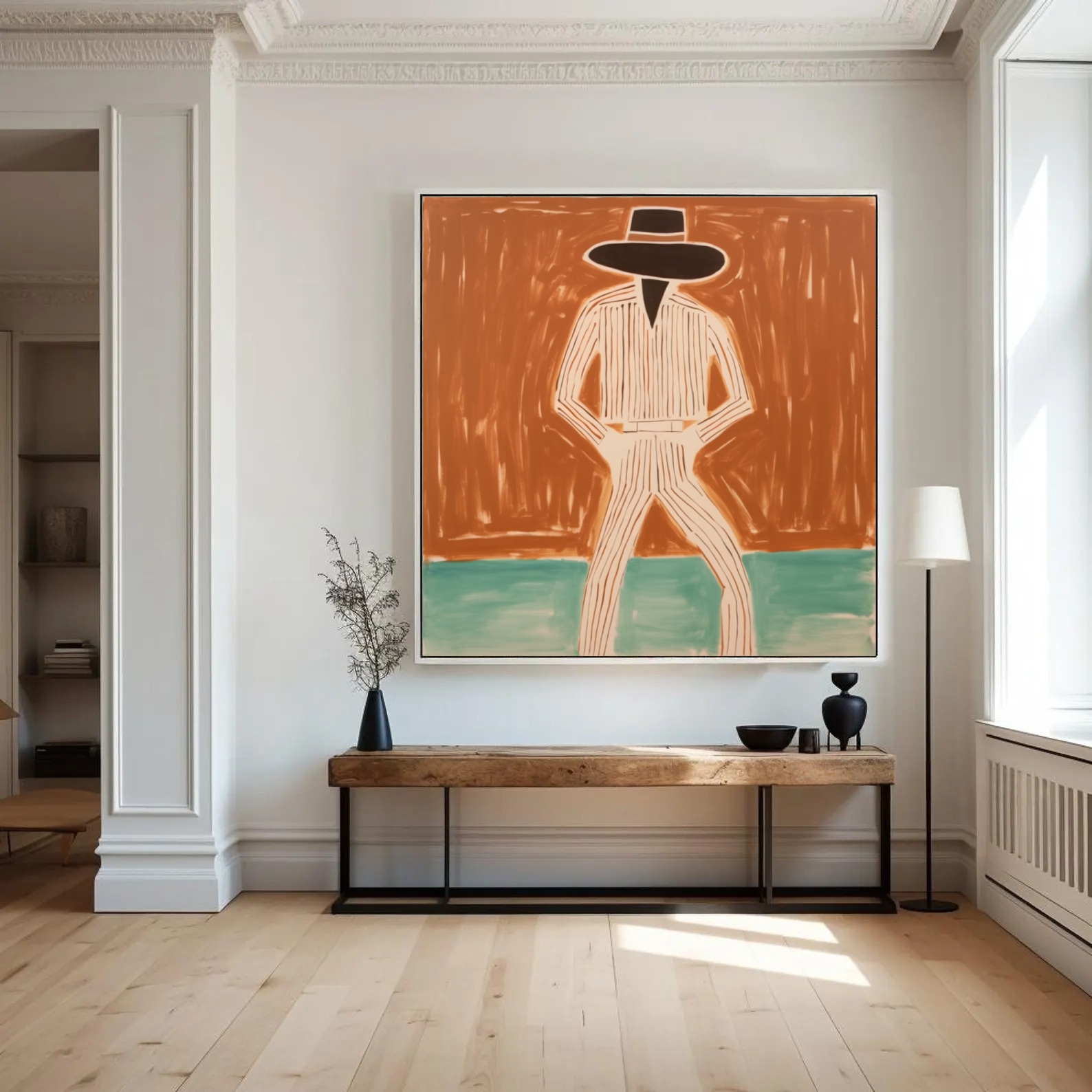 Stylish Hat - Man Artwork