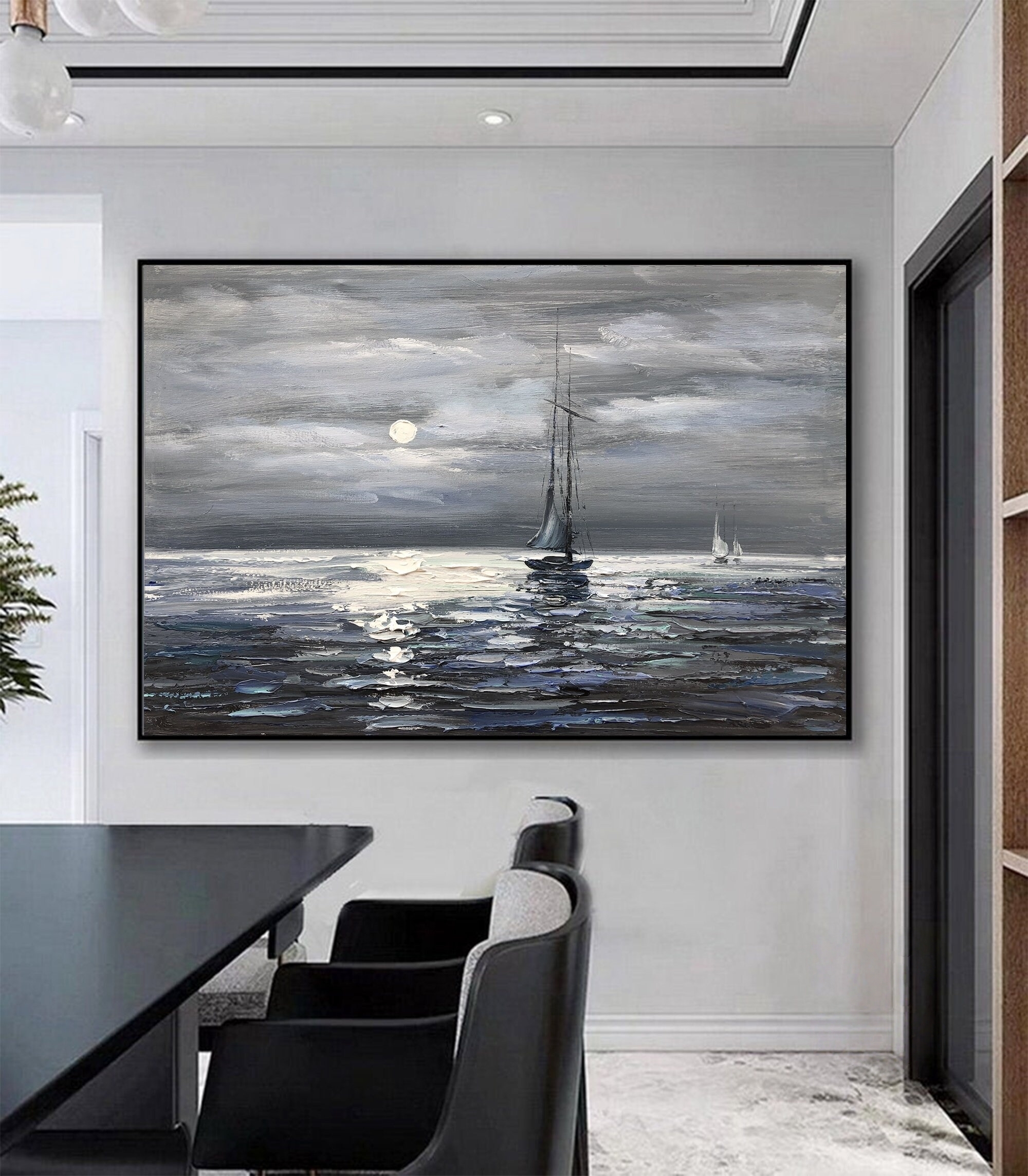 Moonlit Sail Serenity