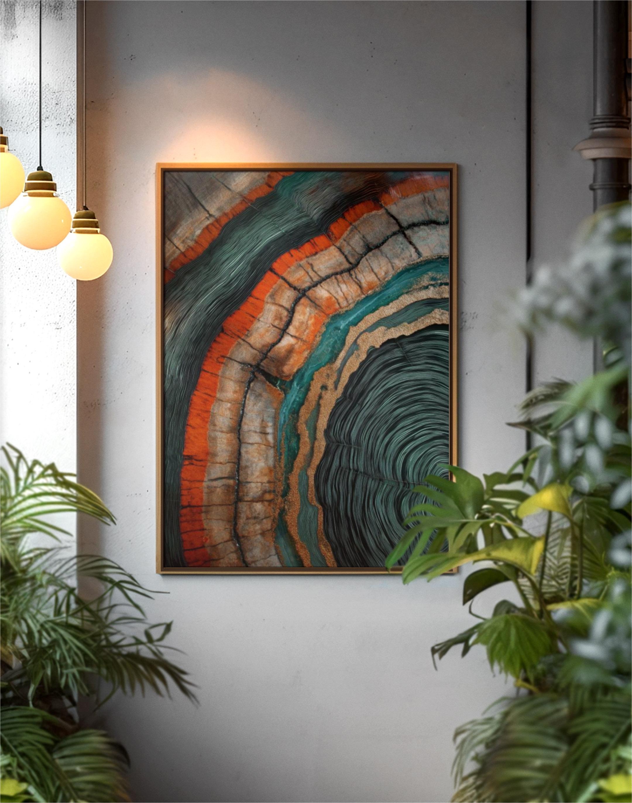 Verdant Flame Concentric Poetry