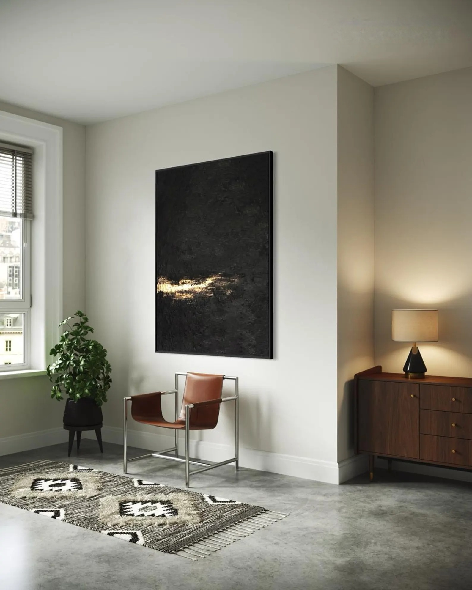 Nocturnal Gold - Abstract Glow