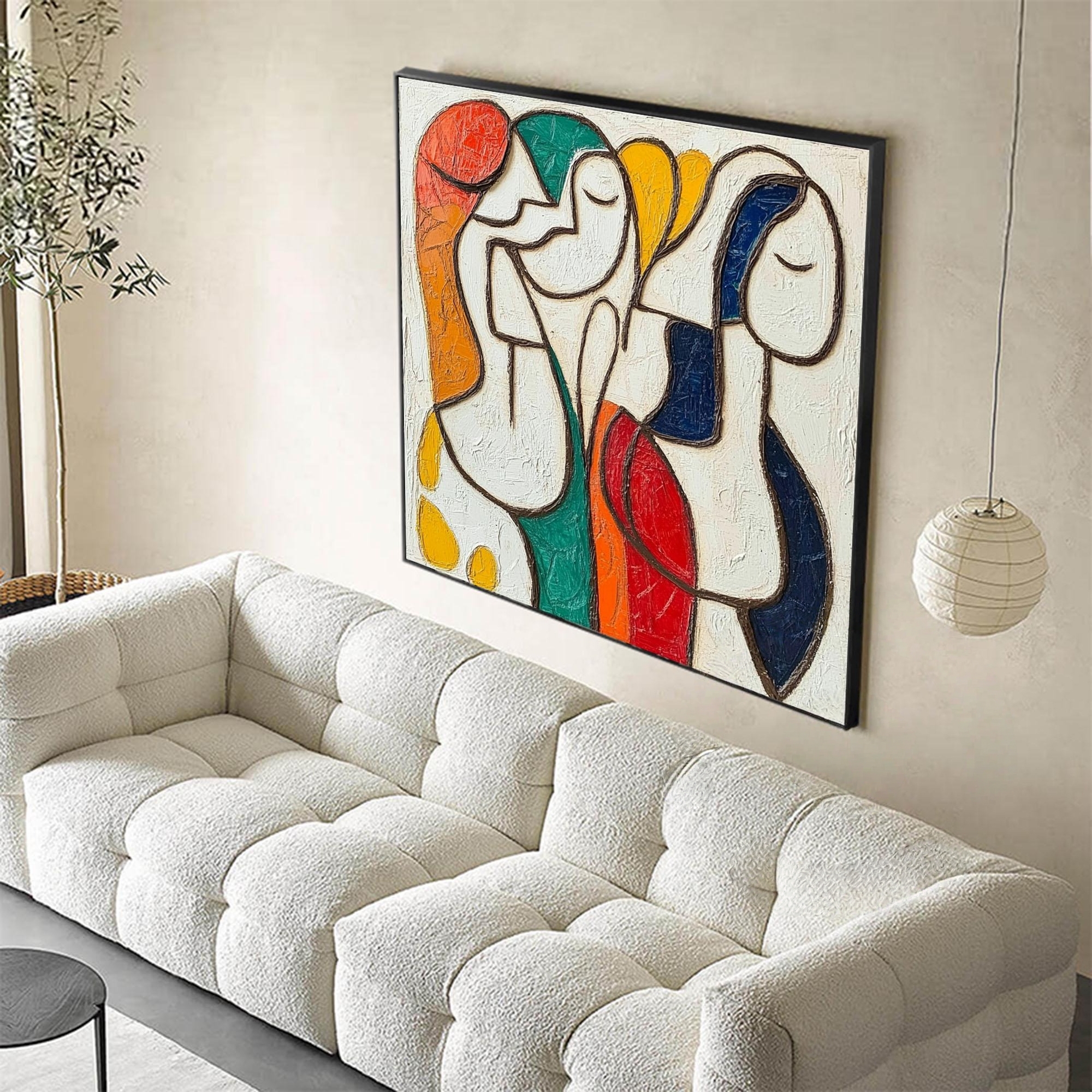 Colorful Abstract Human Forms