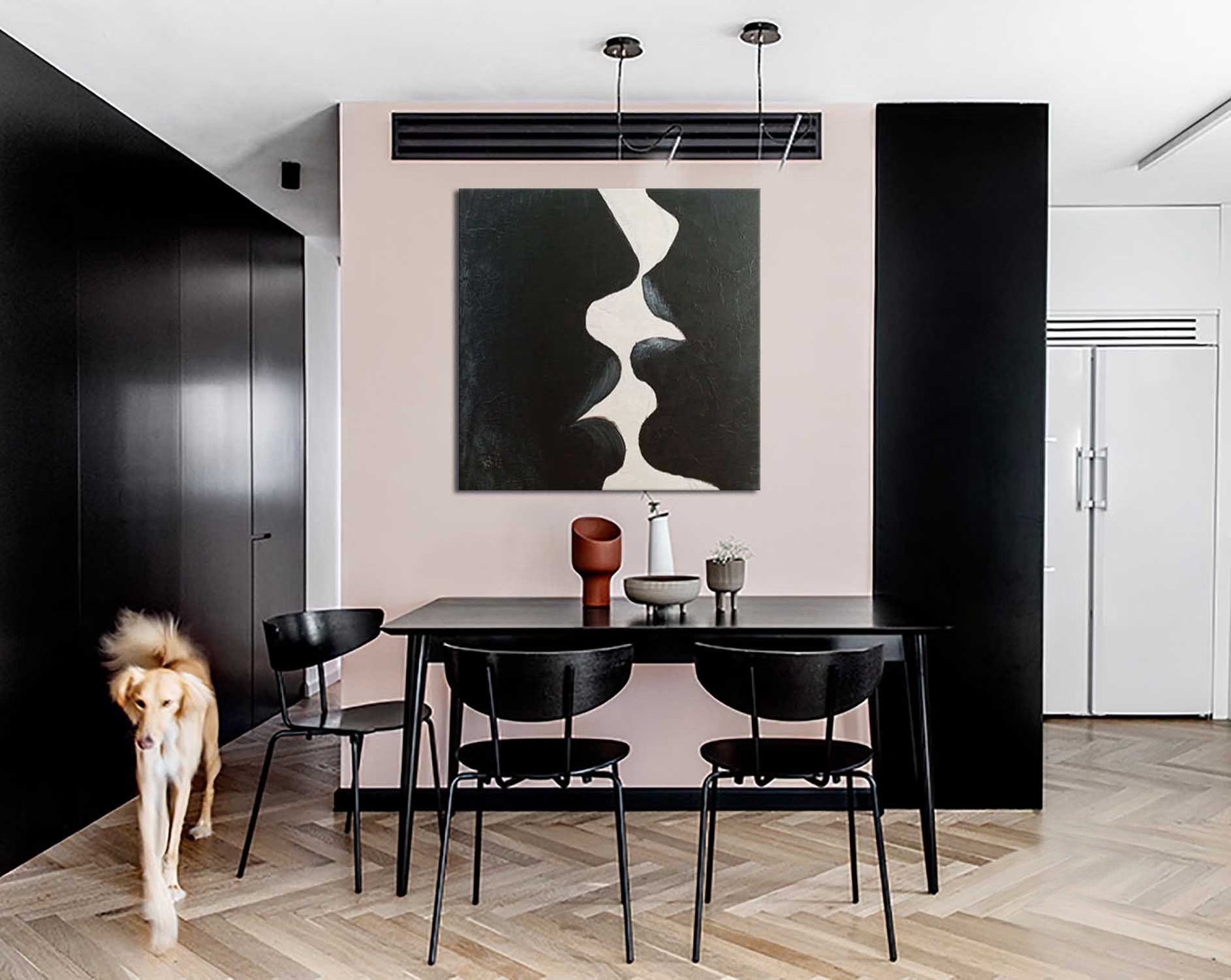 Monochrome Kiss Shadow Art