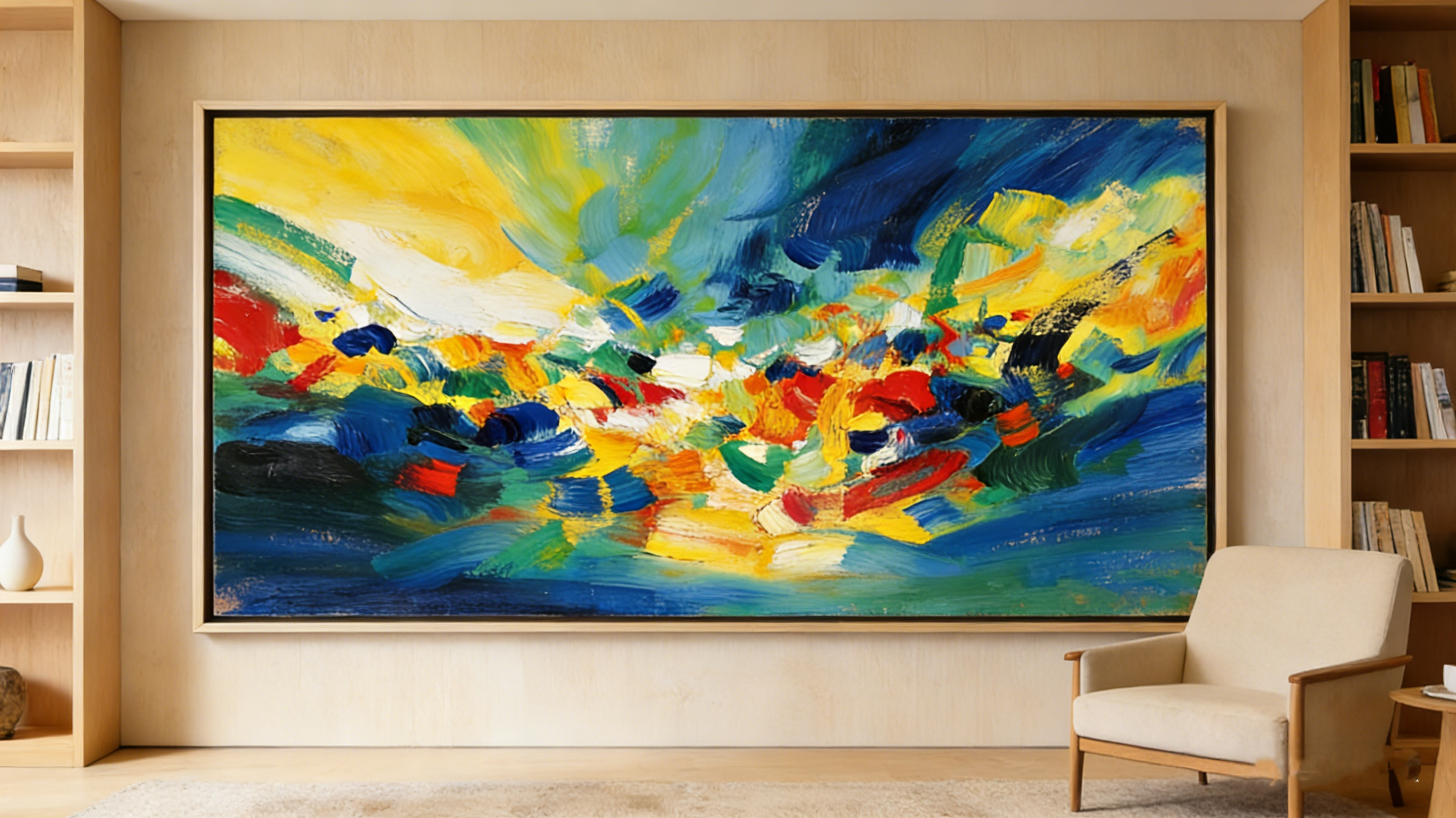 Vibrant Color Explosion – Abstract Energy