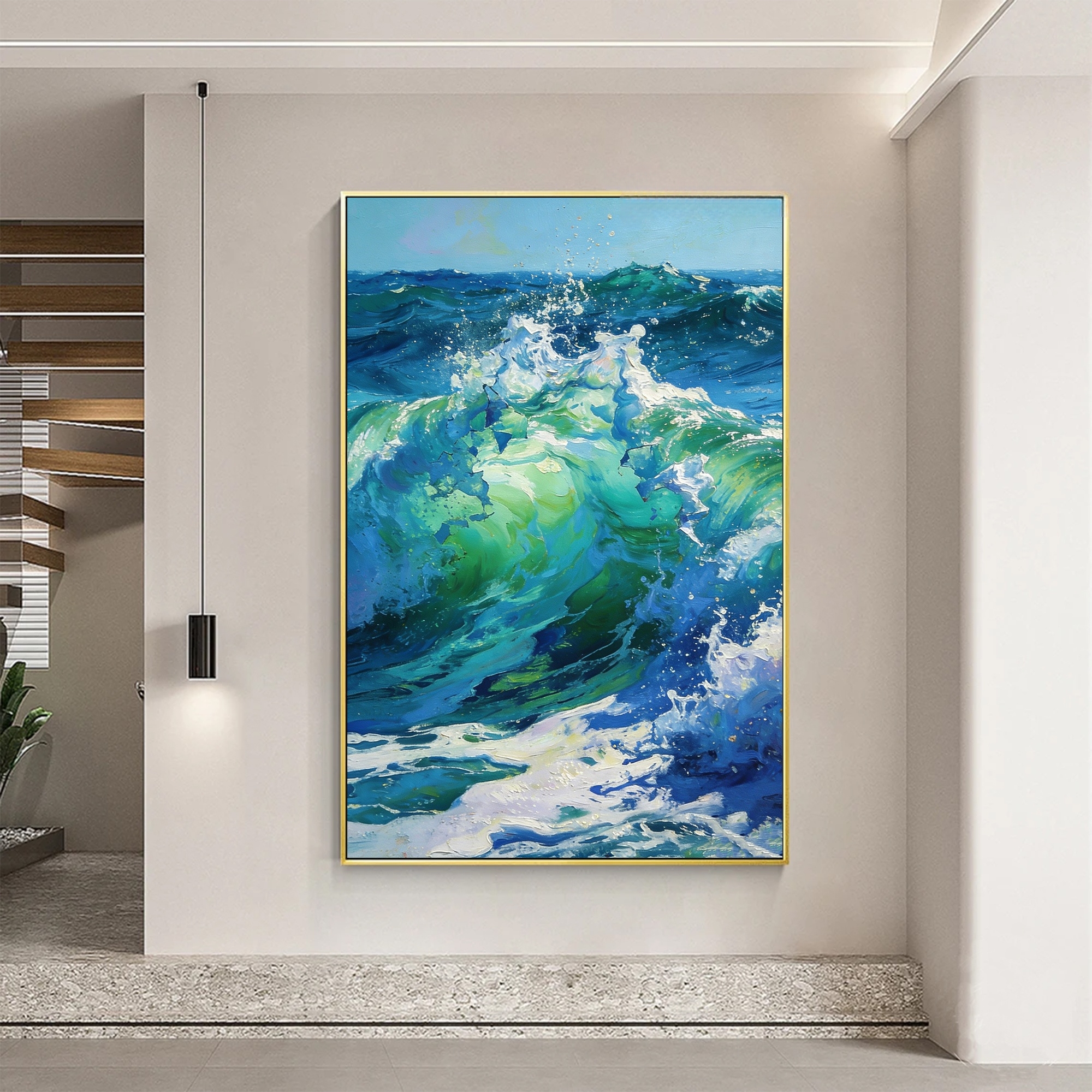 Ocean's Vibrant Surge