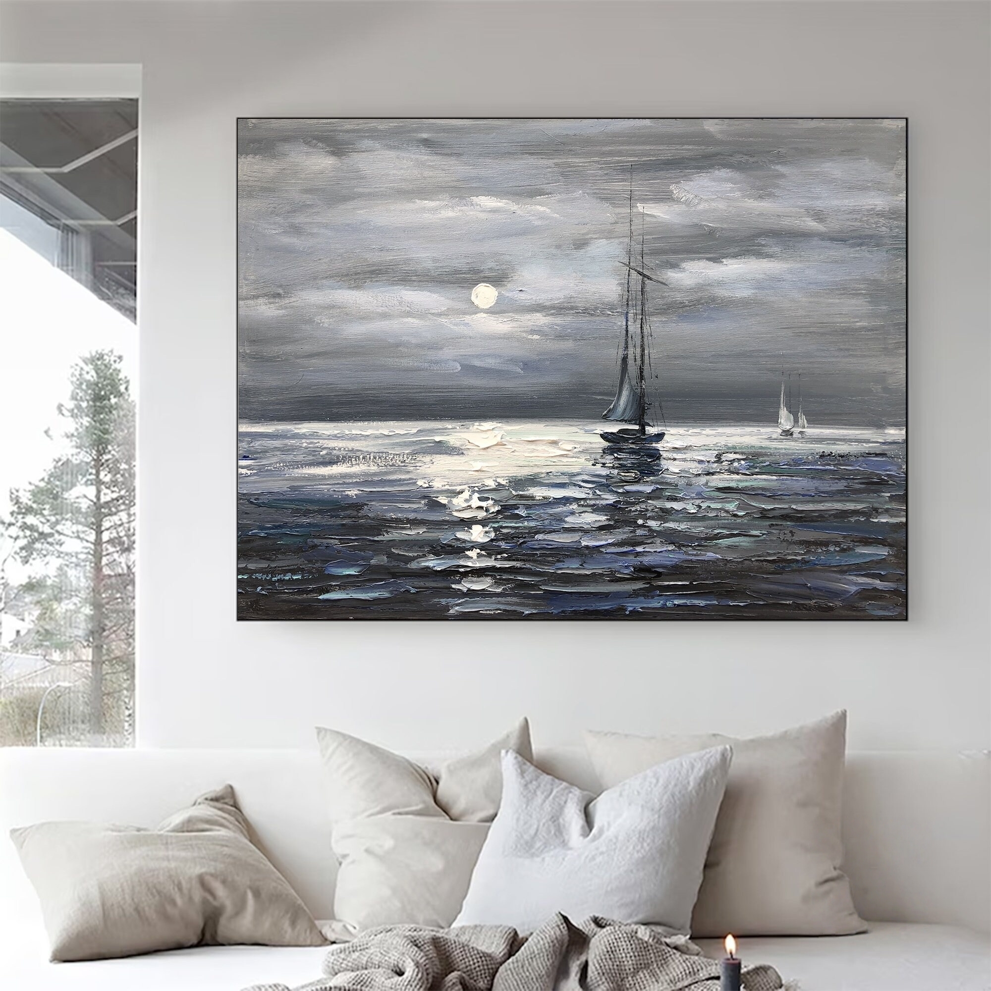 Moonlit Sail Serenity