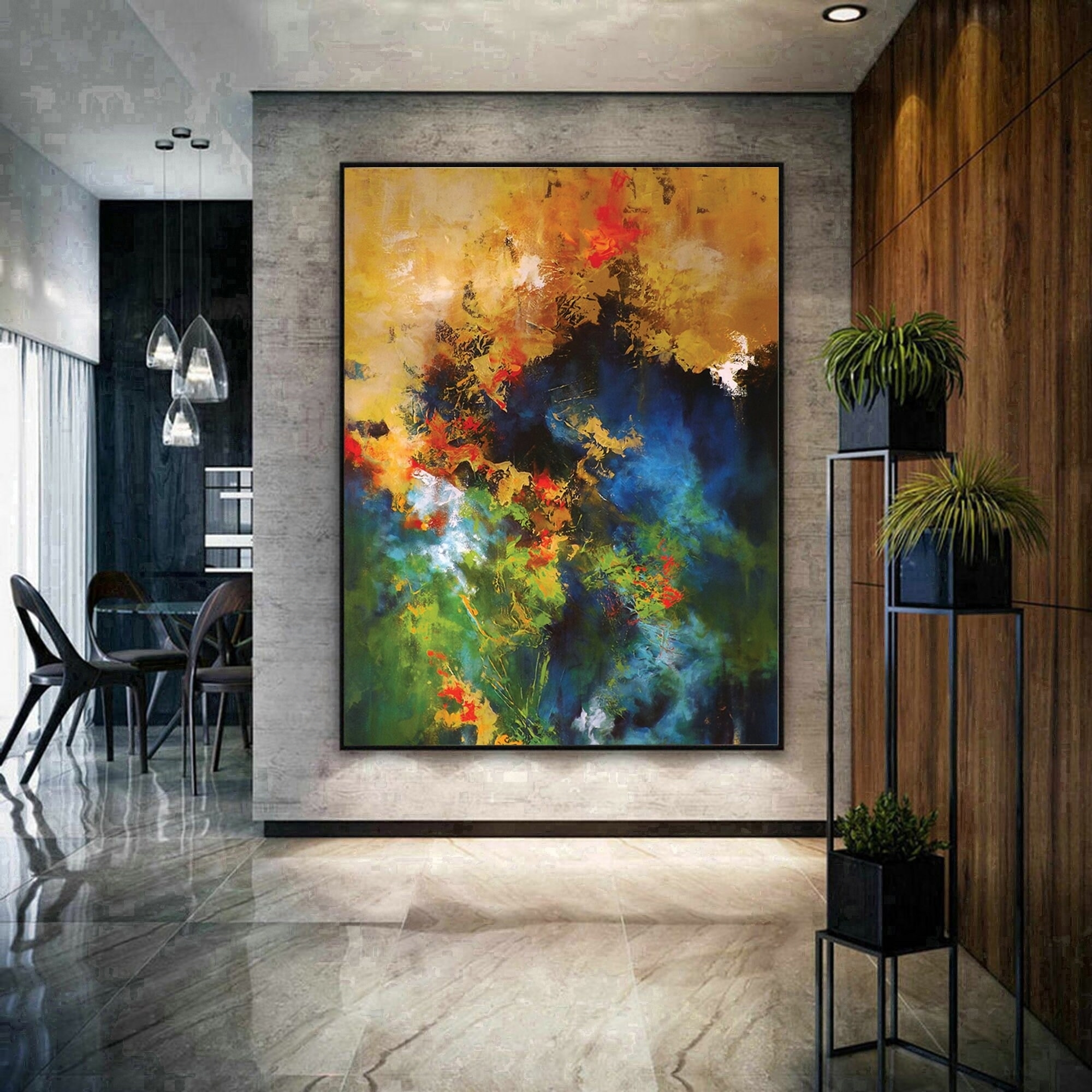 Vivid Bloom - Abstract Floral Explosion