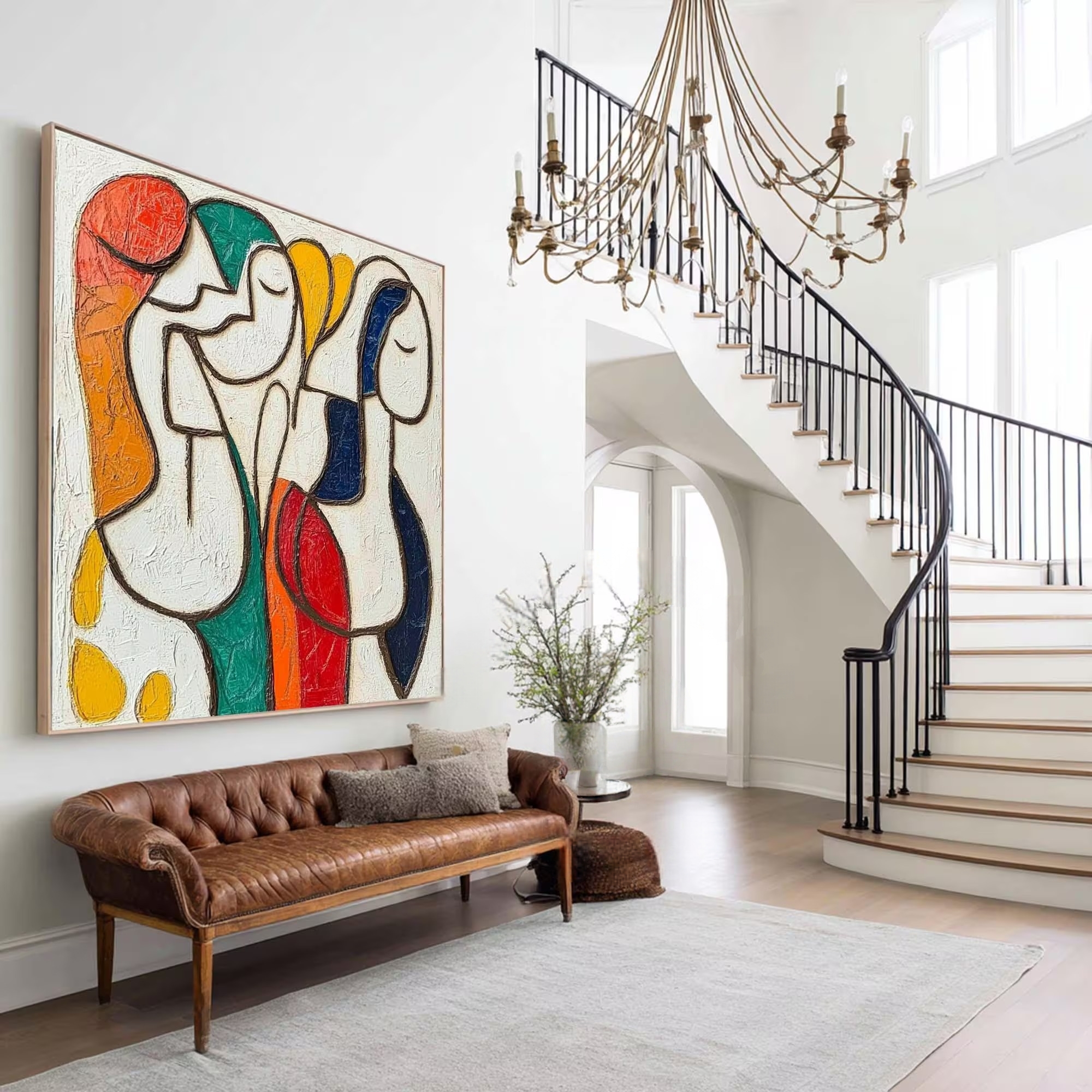 Colorful Abstract Human Forms