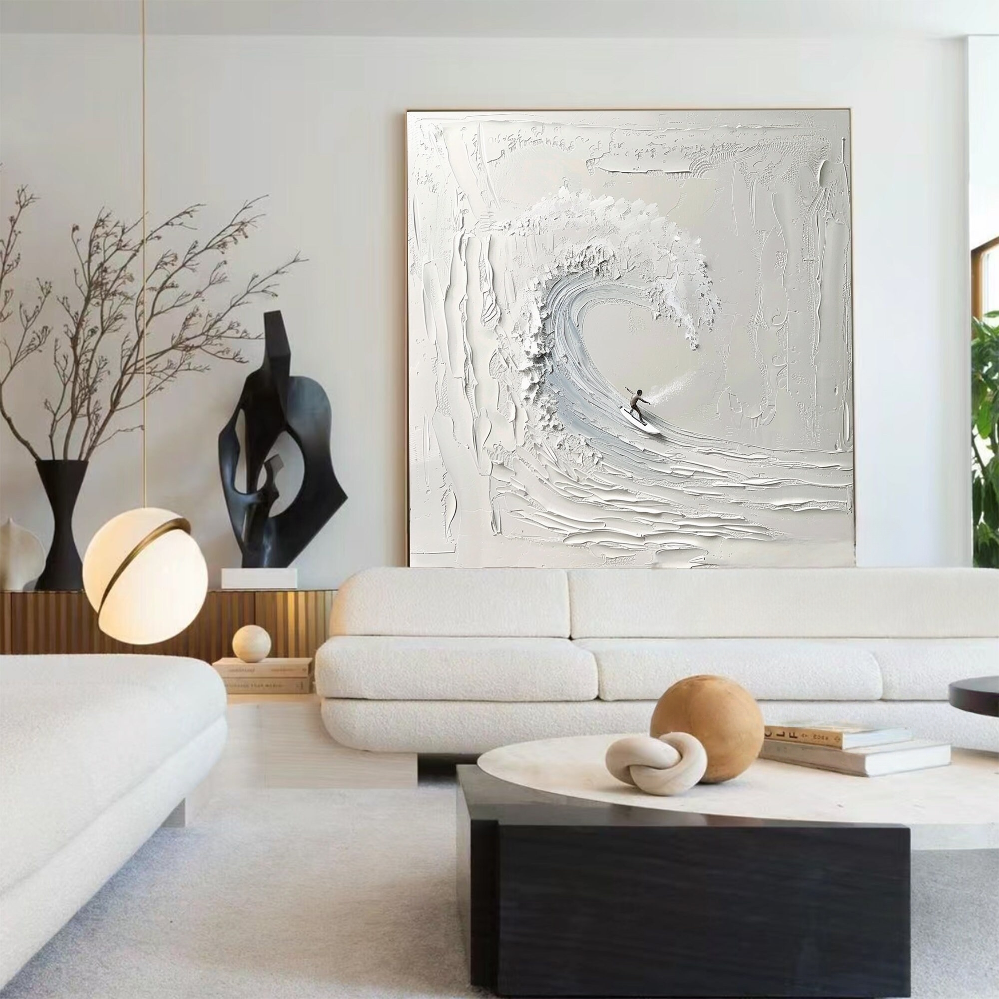 Wave Rider - Textured Surf Art