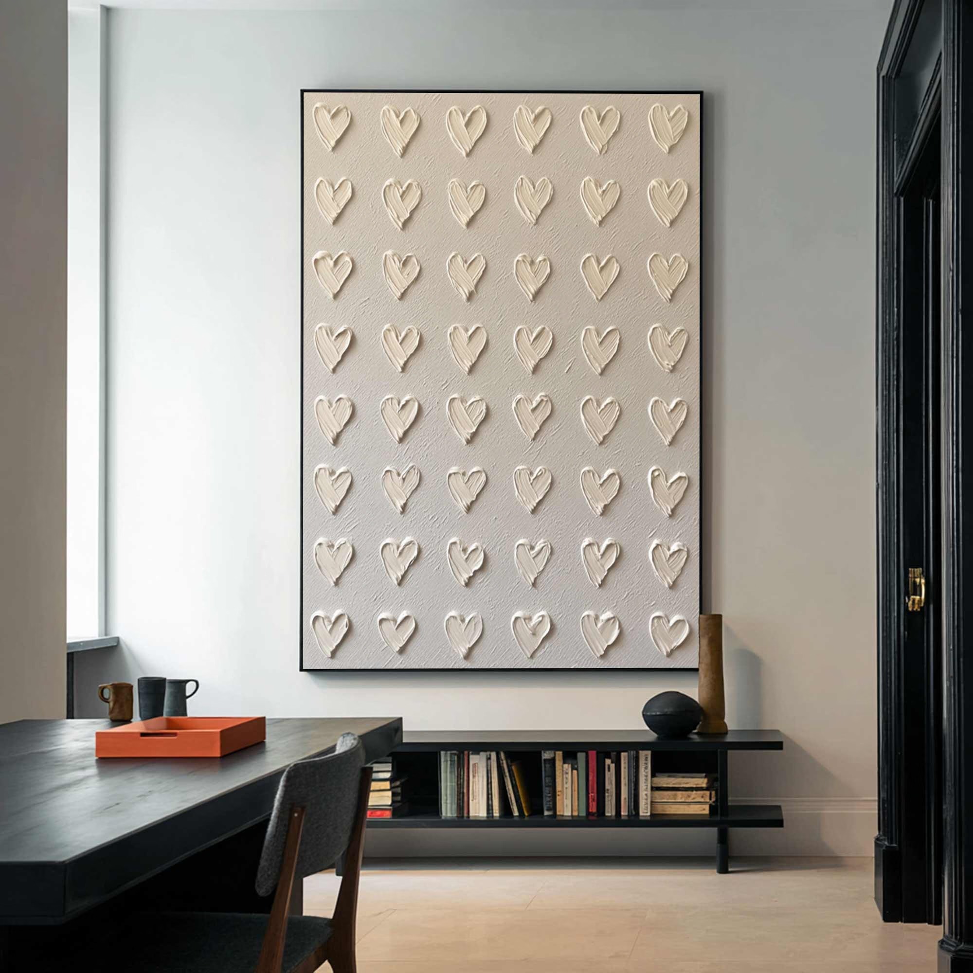 Elegant Heartfall Wall