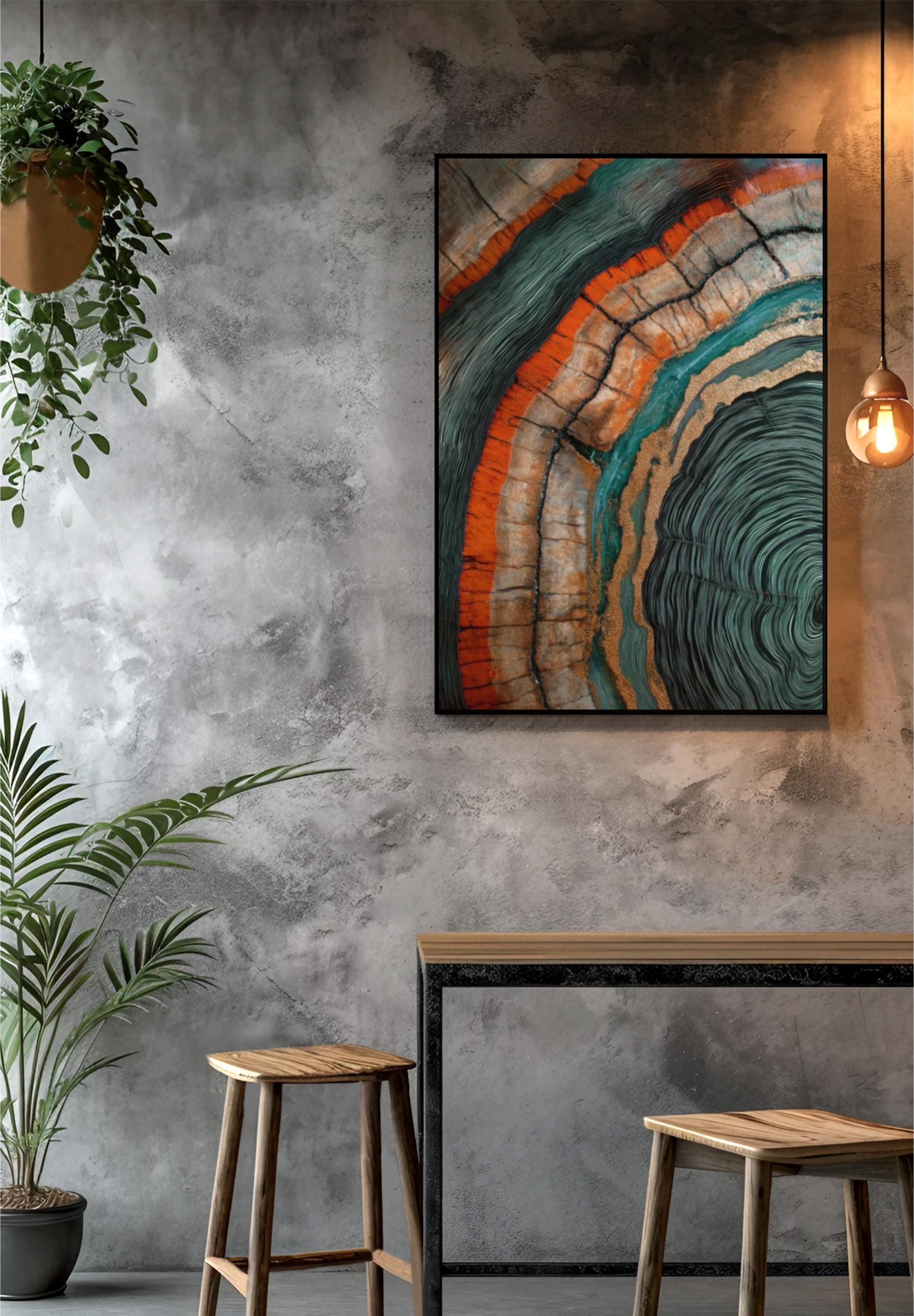 Verdant Flame Concentric Poetry