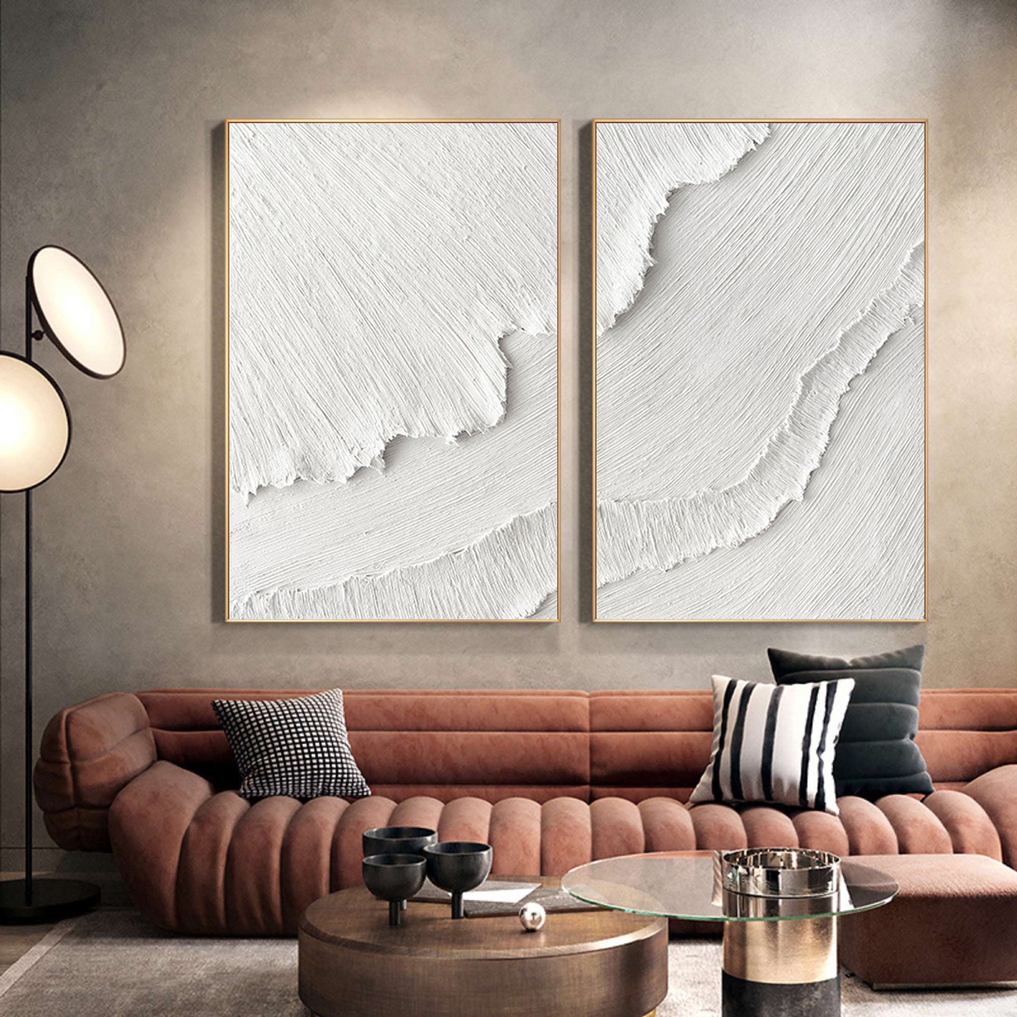Set Of 2 Ocean & Sky Painting #GW009