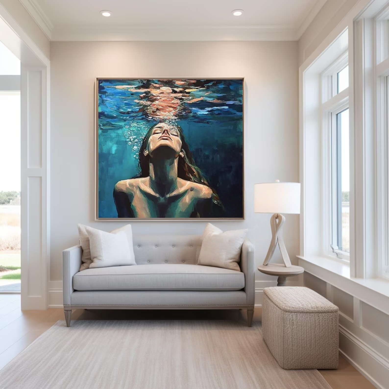 Painted Tranquility Underwater