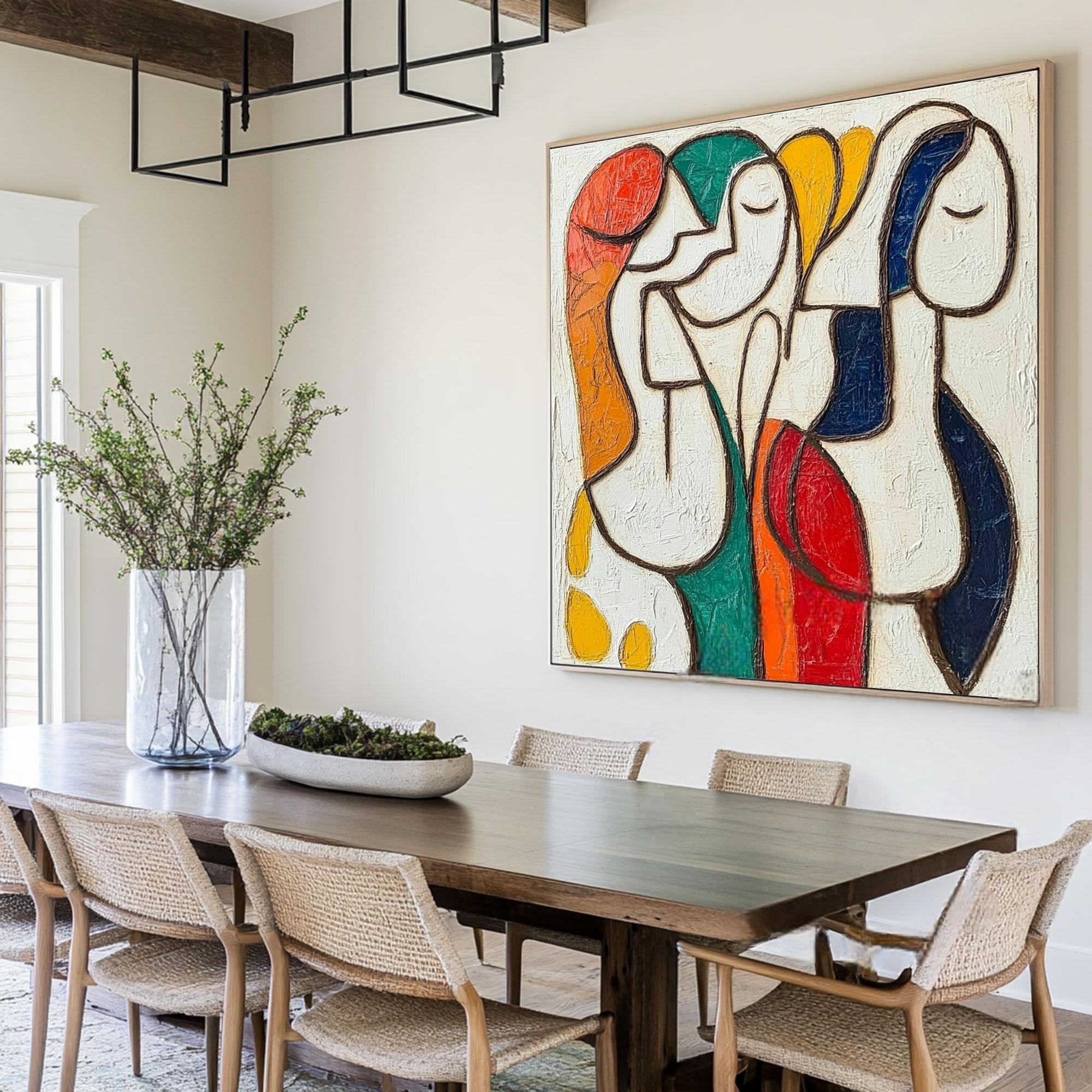 Colorful Abstract Human Forms