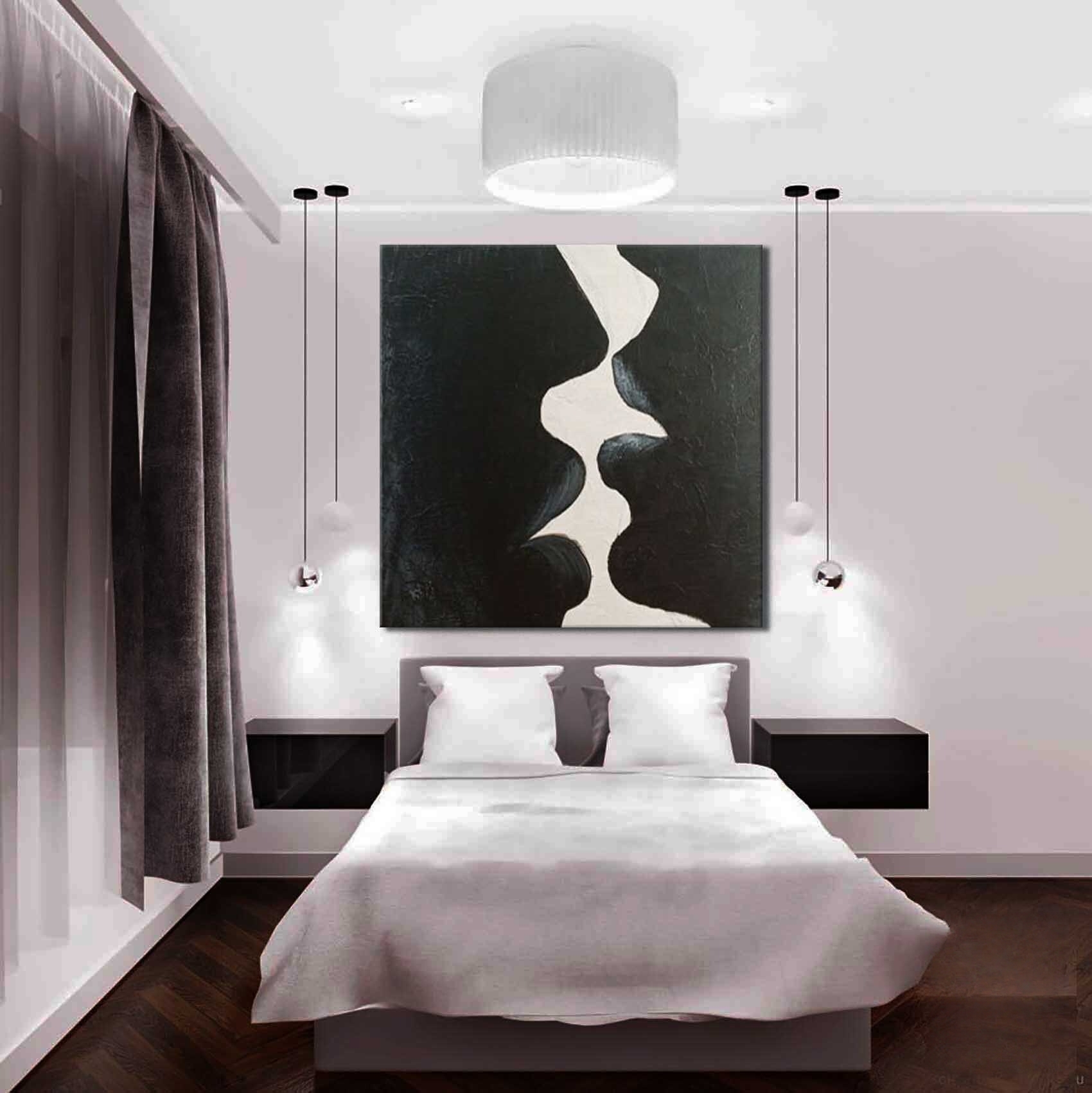 Monochrome Kiss Shadow Art