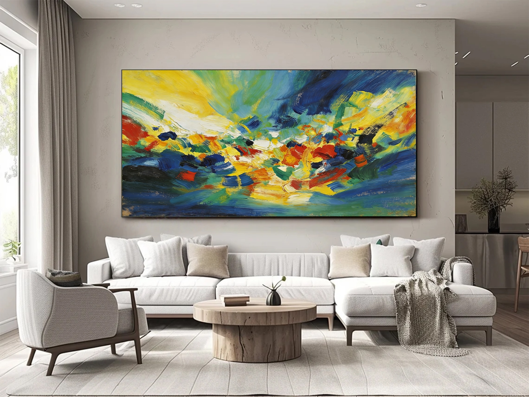 Vibrant Color Explosion – Abstract Energy