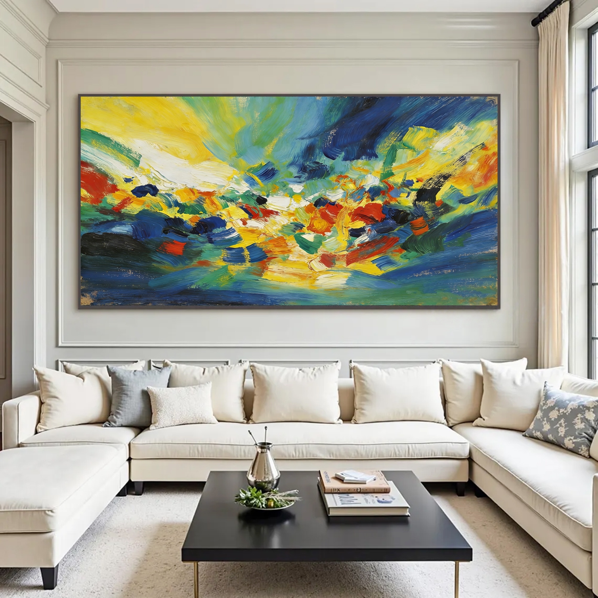 Vibrant Color Explosion – Abstract Energy