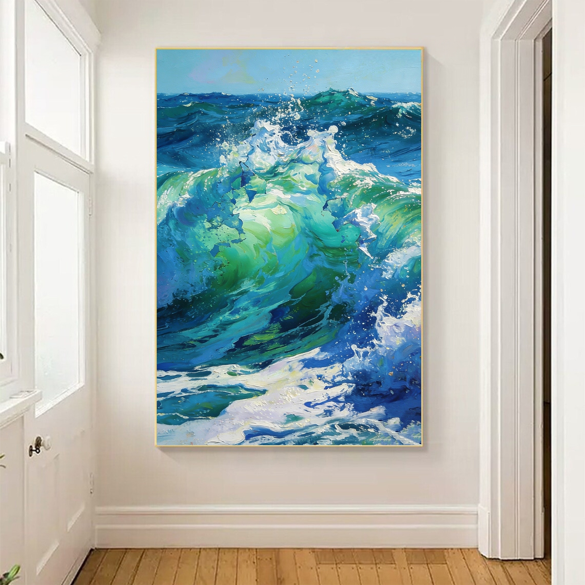 Ocean's Vibrant Surge