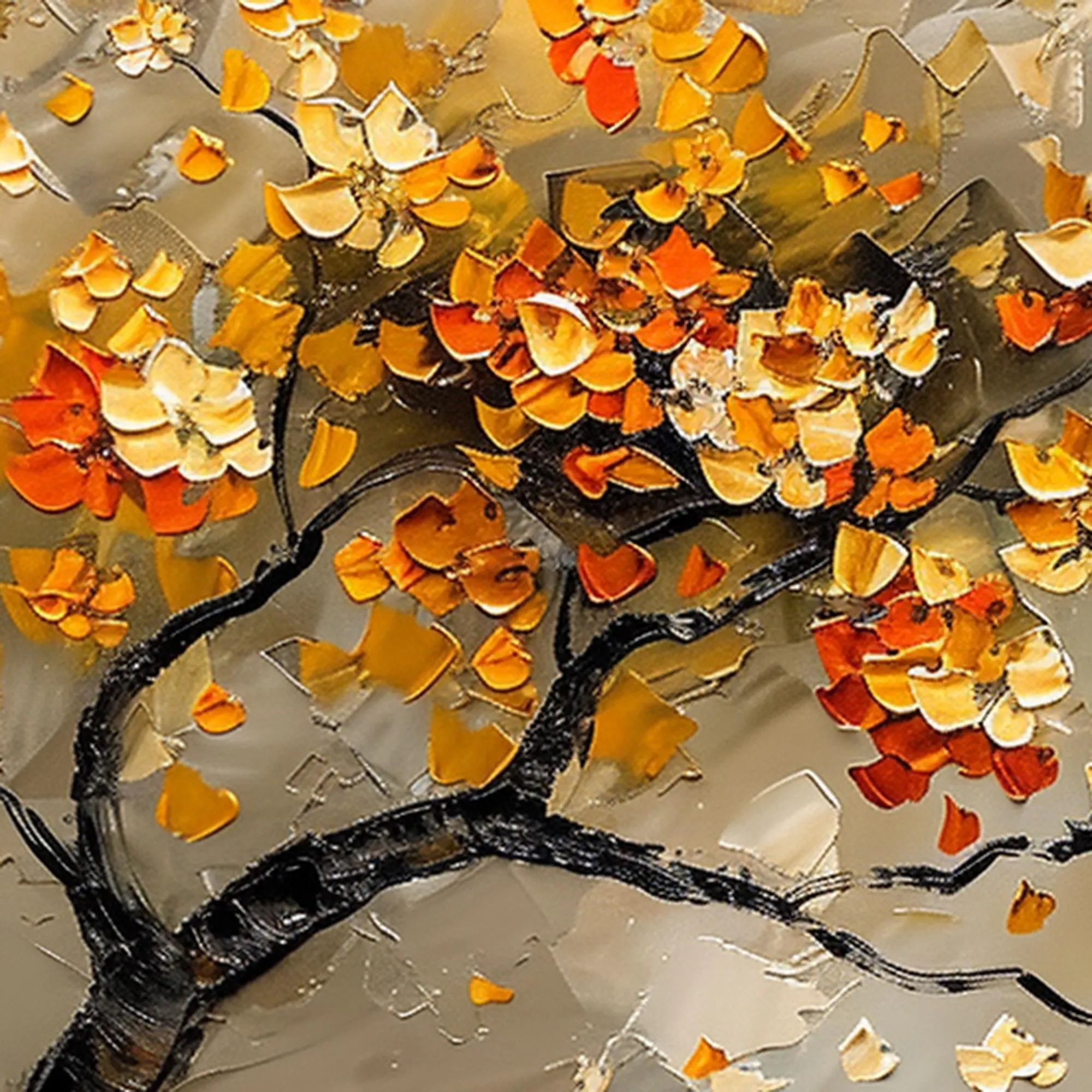 Autumn's Embrace - Textured Bliss