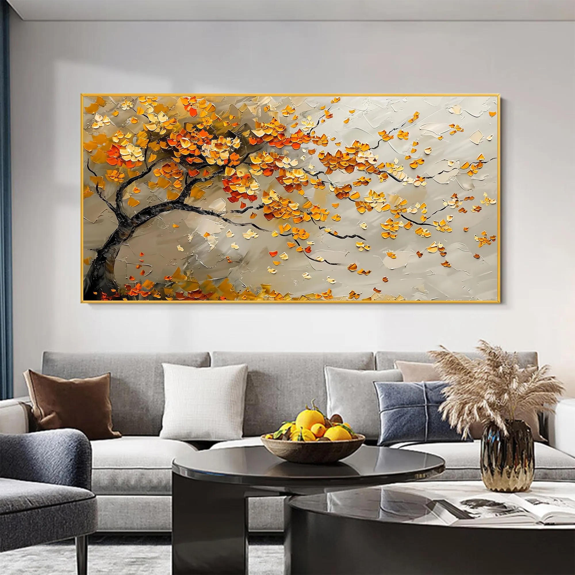 Autumn's Embrace - Textured Bliss