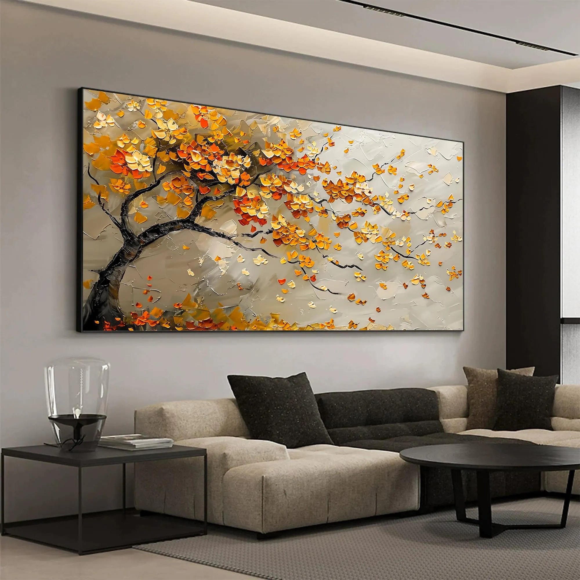 Autumn's Embrace - Textured Bliss