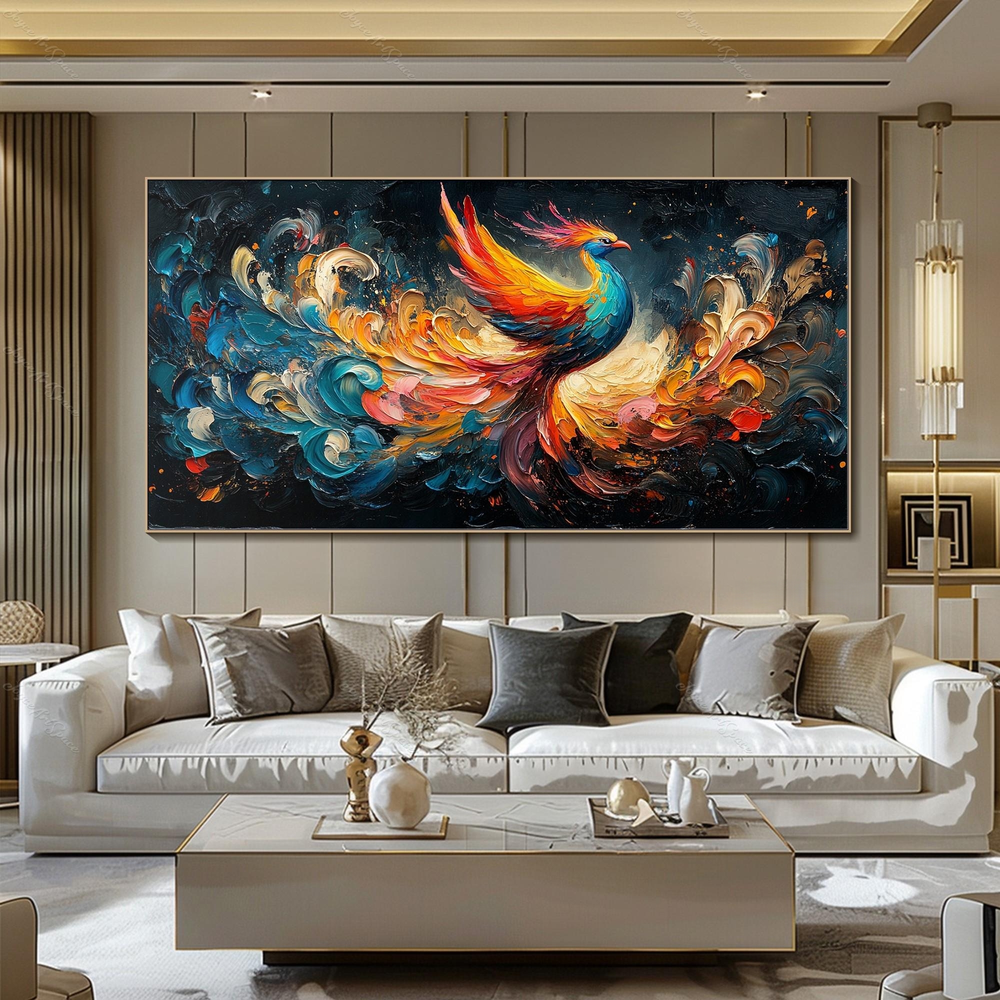 Luminous Mythic Avian