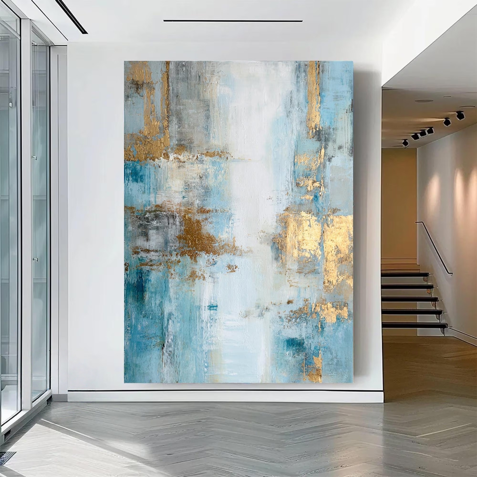 Luminous Layers of Blue and Gold