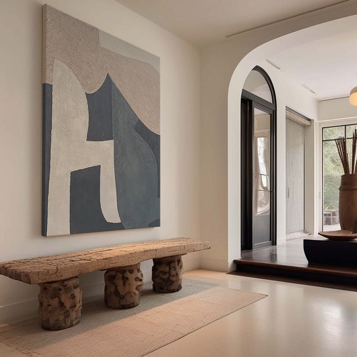 Geometric Tapestry Mural