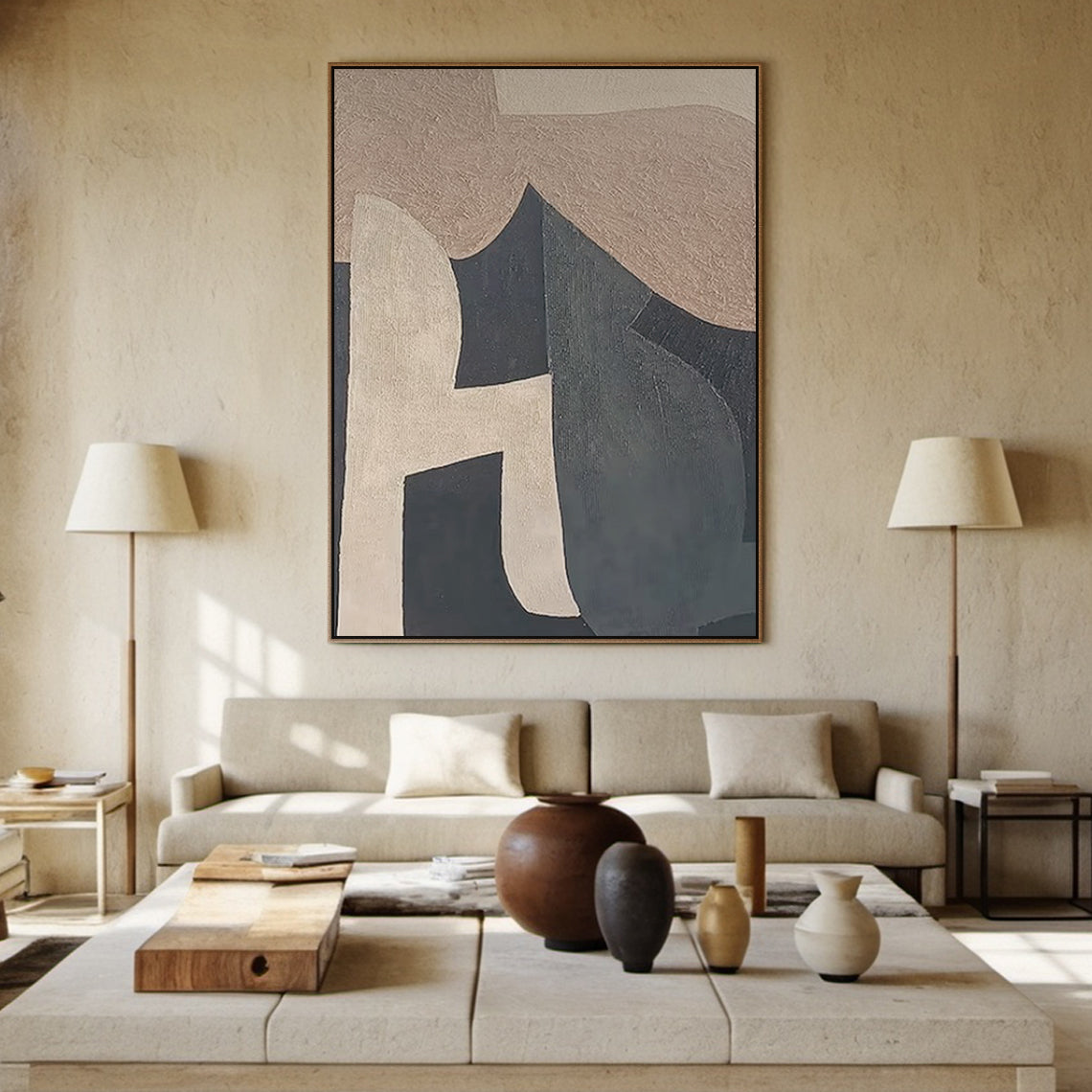 Geometric Tapestry Mural