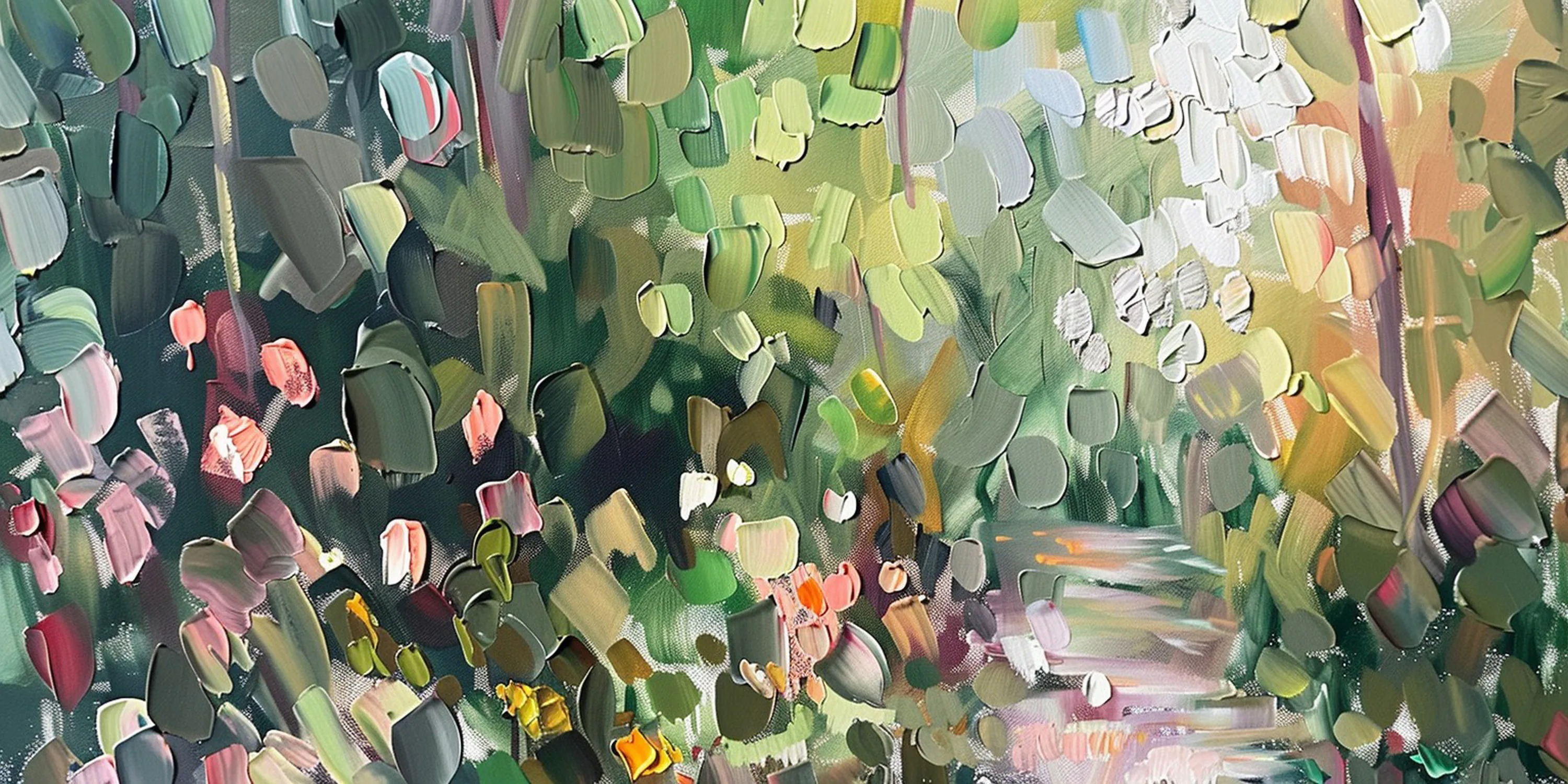 Vivid Garden Texture Dream