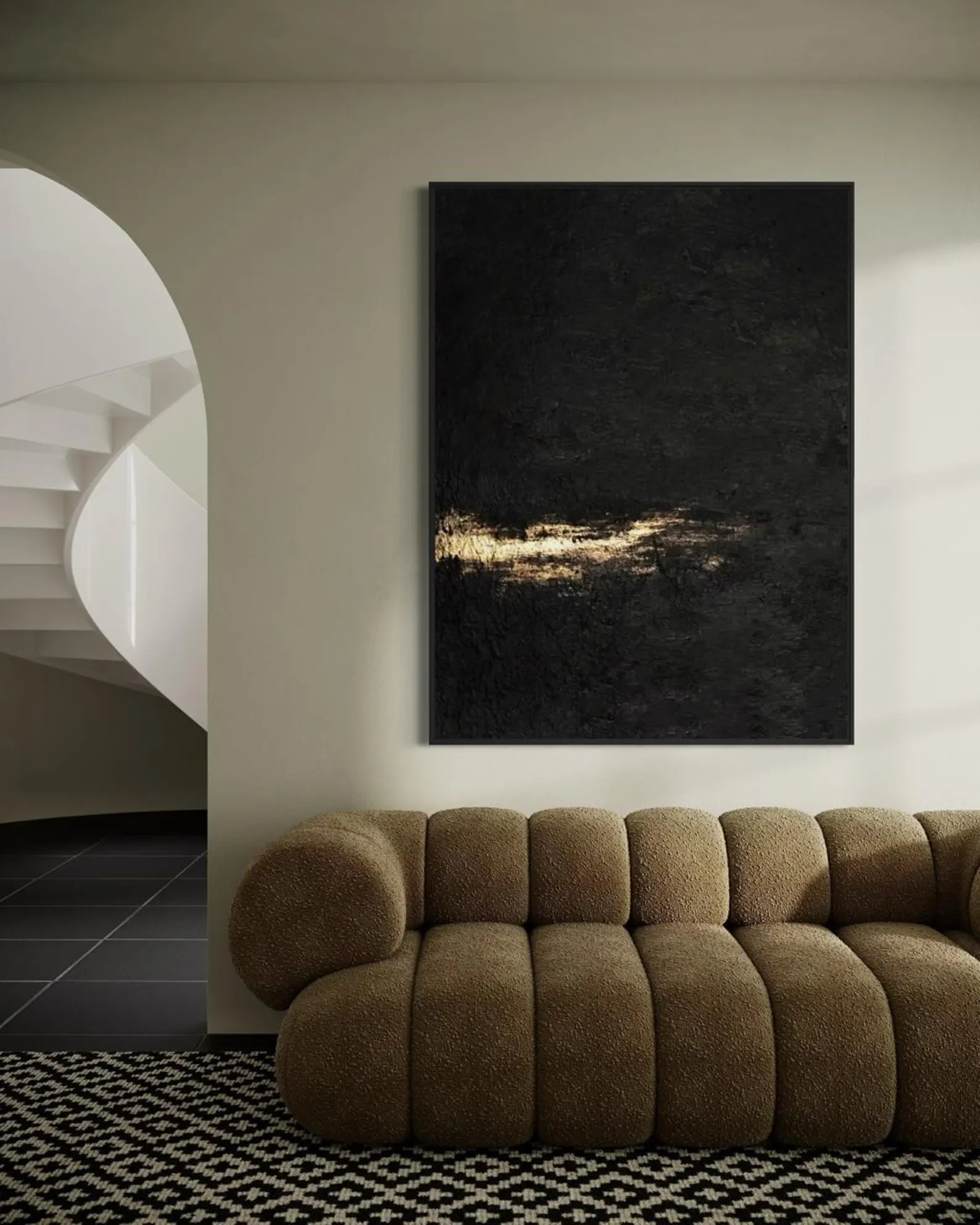 Nocturnal Gold - Abstract Glow