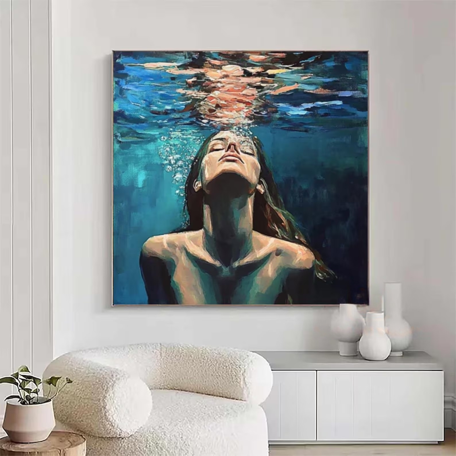 Painted Tranquility Underwater