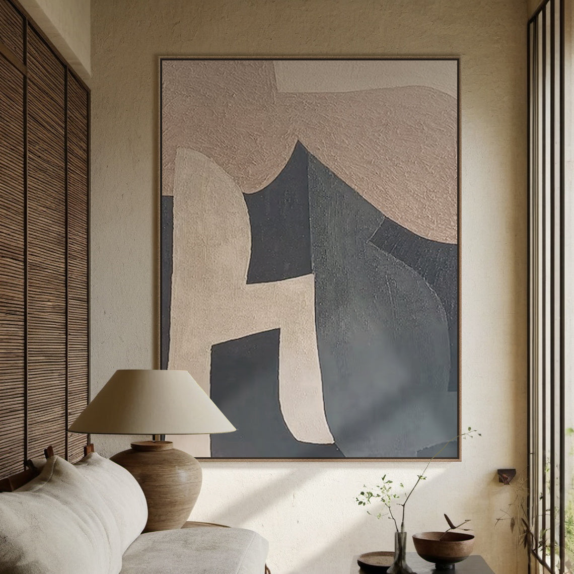 Geometric Tapestry Mural