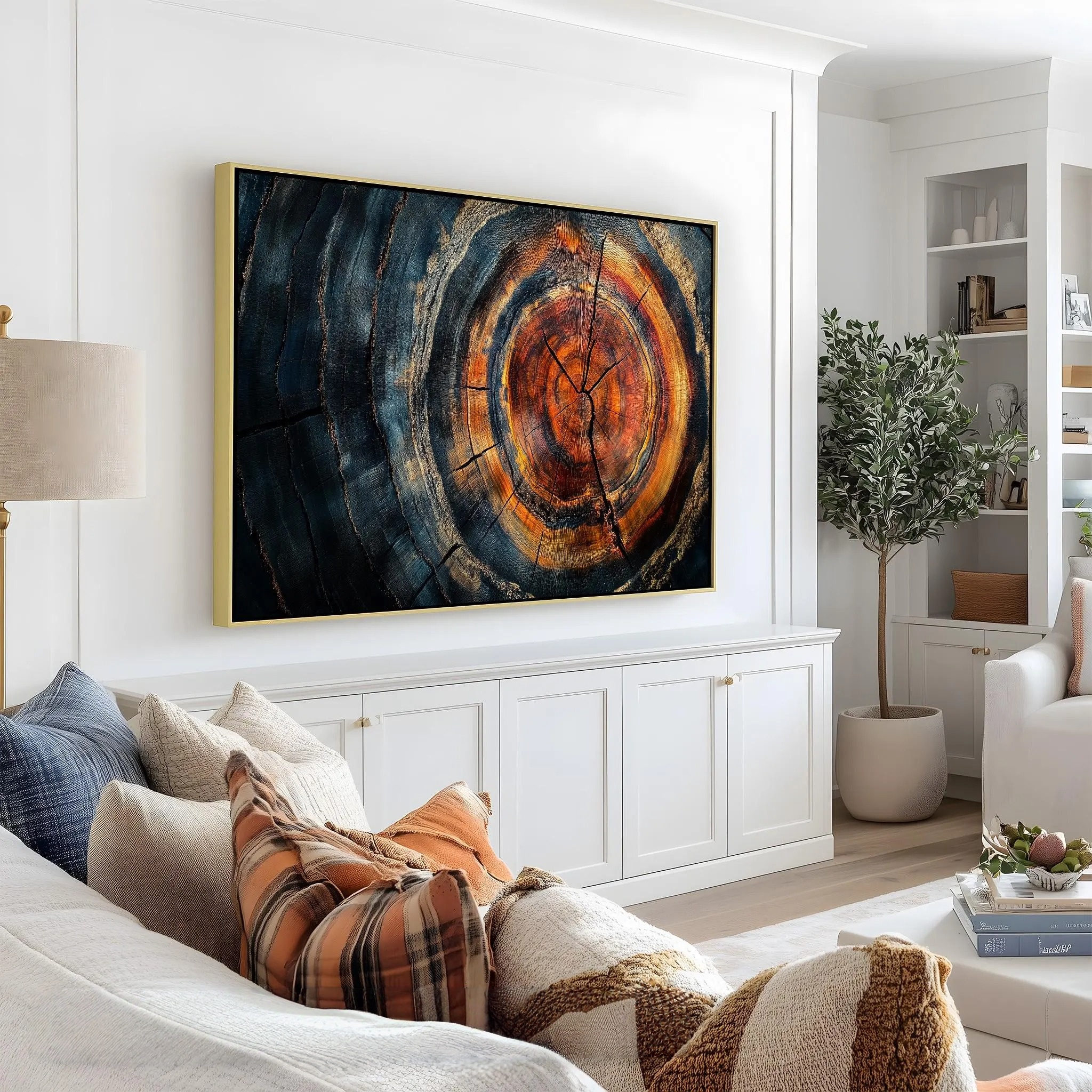 Time-Carved Tree Ring Splendor